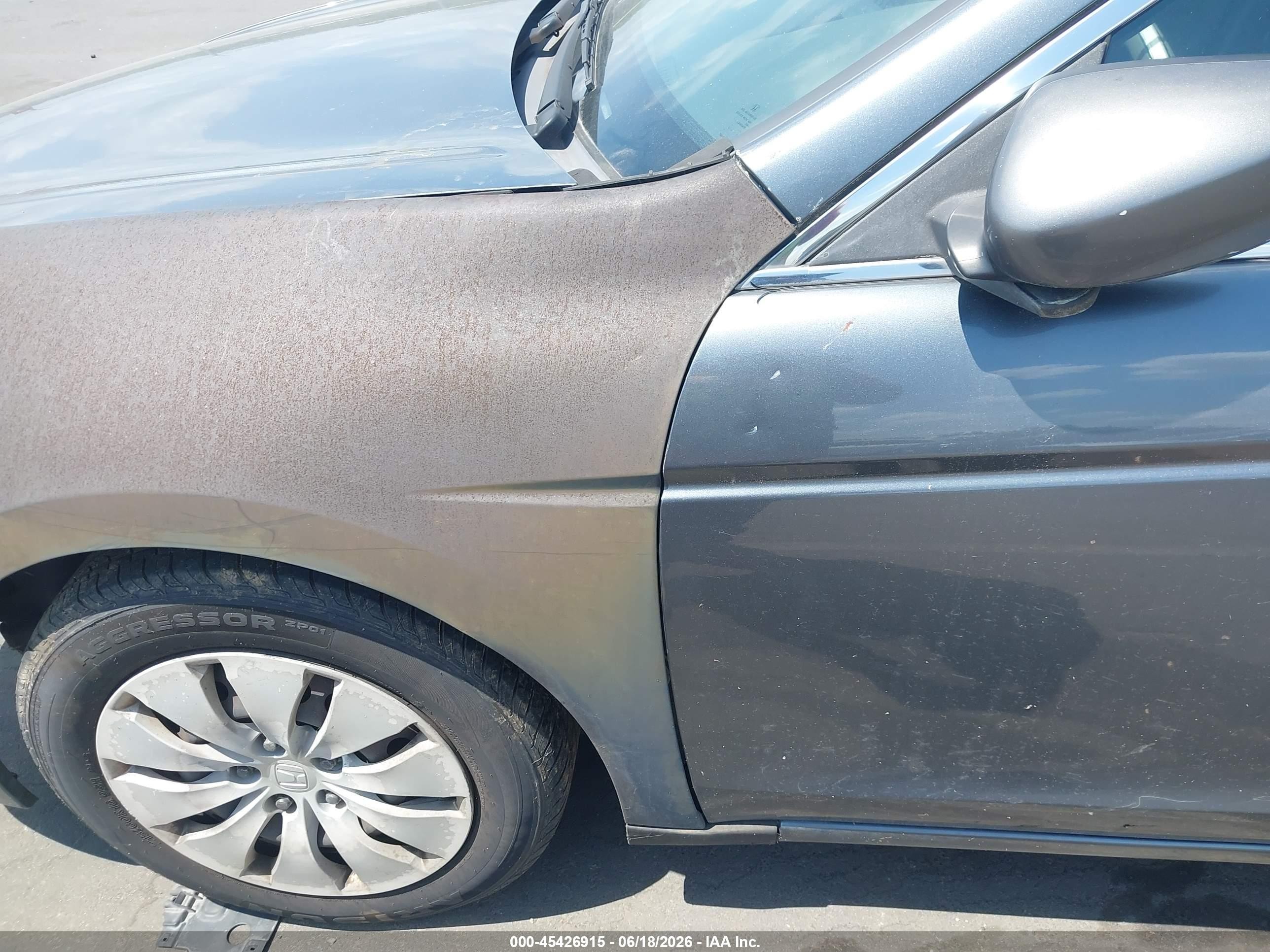2010 Honda Accord 2.4 Lx Gray vin: 1HGCP2F38AA064340