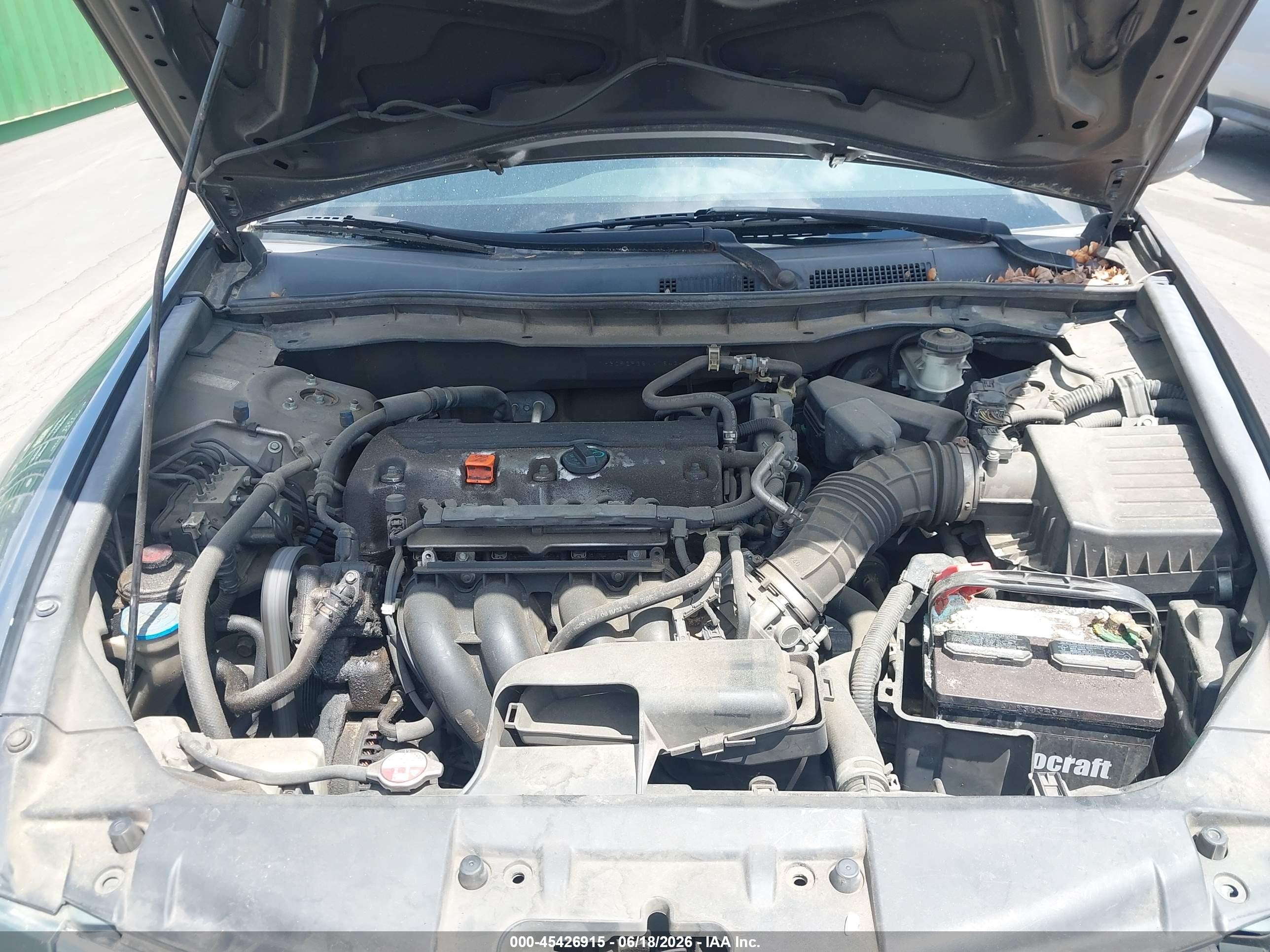 2010 Honda Accord 2.4 Lx Gray vin: 1HGCP2F38AA064340