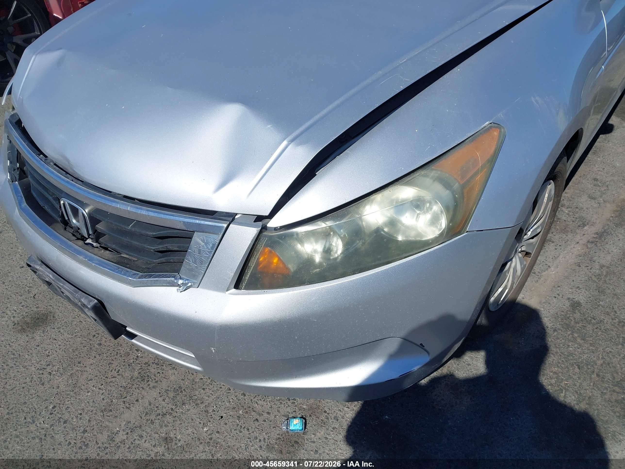 2010 Honda Accord 2.4 Lx Серебряный vin: 1HGCP2F38AA085298