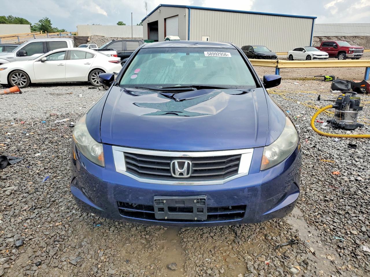 2010 Honda Accord Lx Blue vin: 1HGCP2F38AA086502