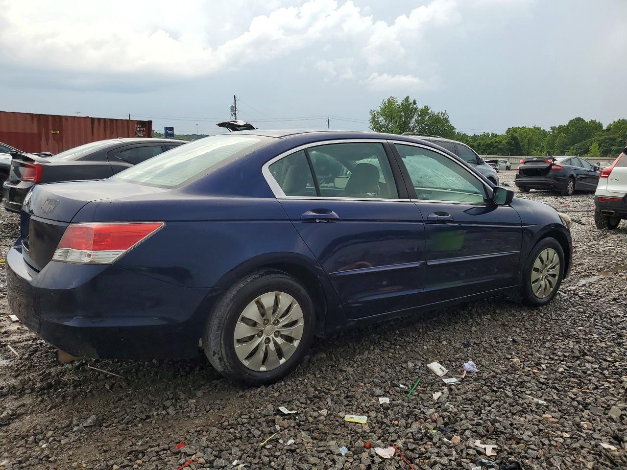 2010 Honda Accord Lx Blue vin: 1HGCP2F38AA086502