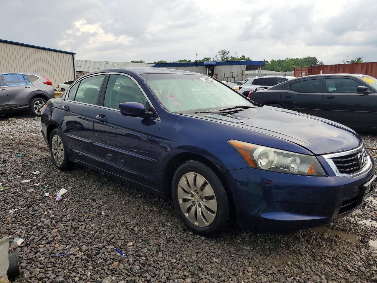 2010 Honda Accord Lx Blue vin: 1HGCP2F38AA086502