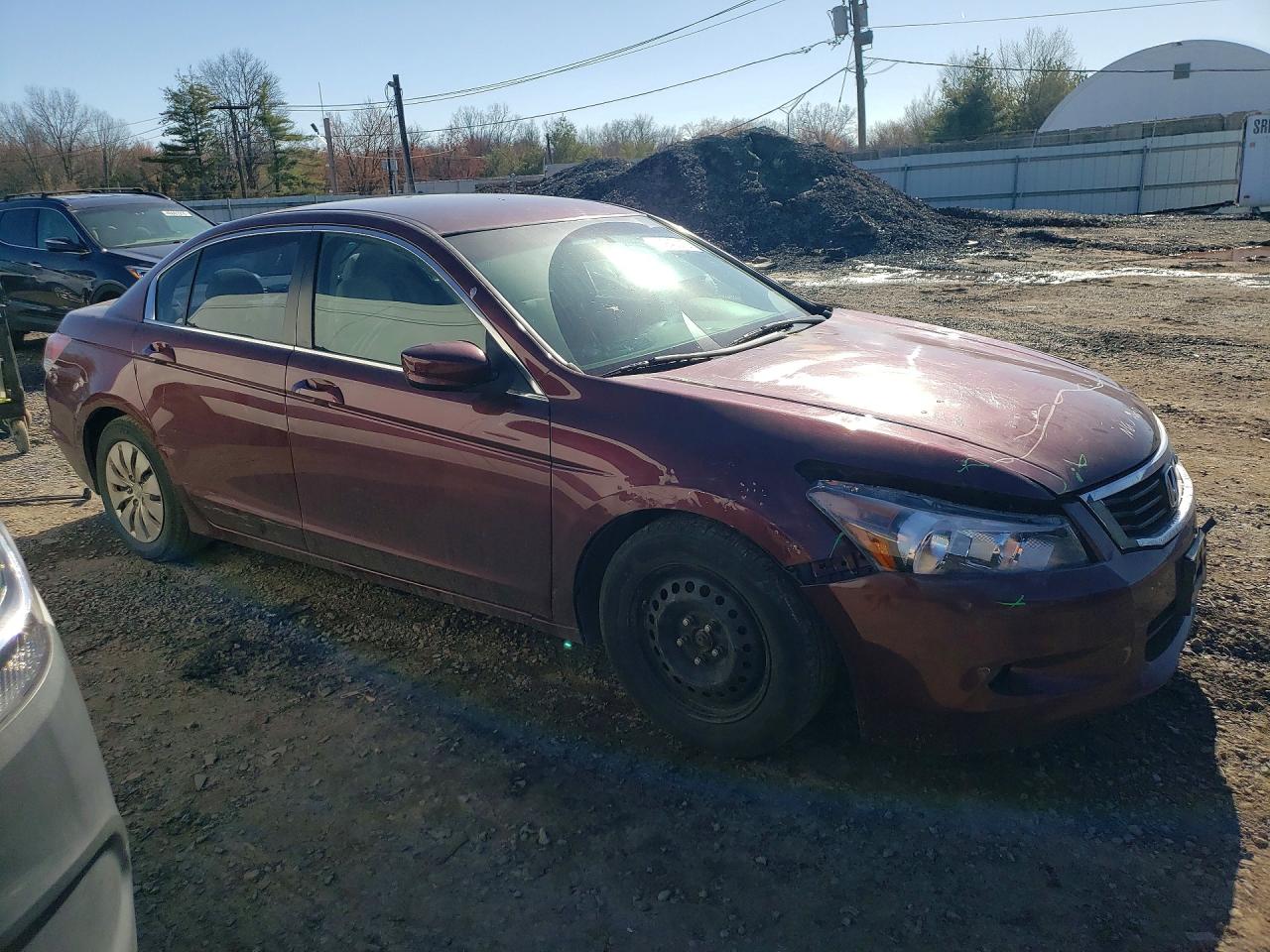 2010 Honda Accord Lx Red vin: 1HGCP2F38AA095989