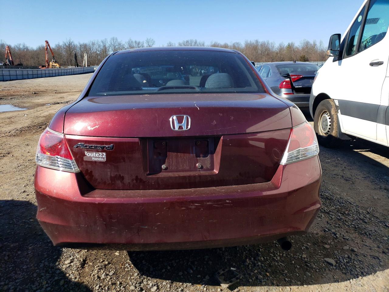 2010 Honda Accord Lx Red vin: 1HGCP2F38AA095989