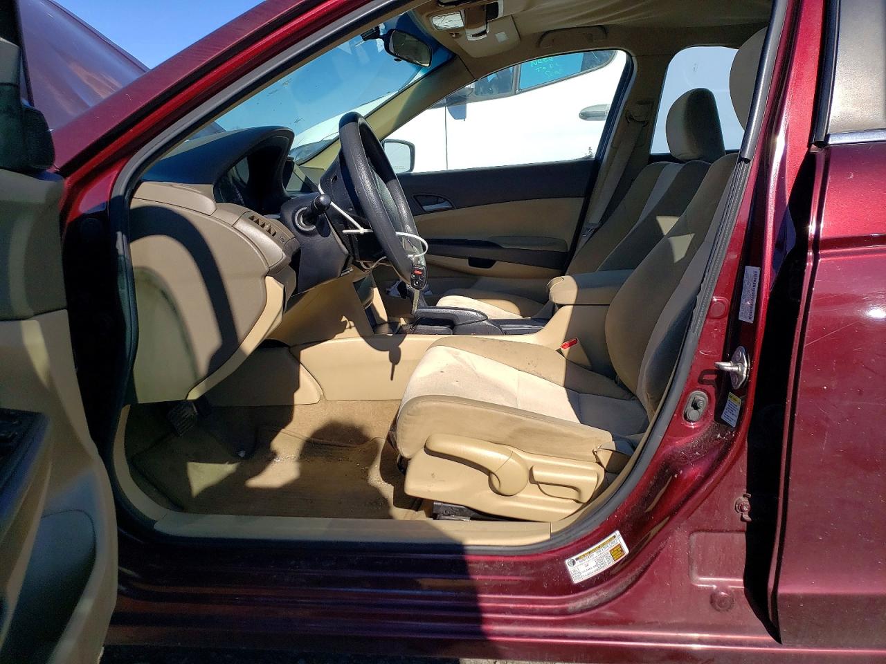 2010 Honda Accord Lx Red vin: 1HGCP2F38AA095989