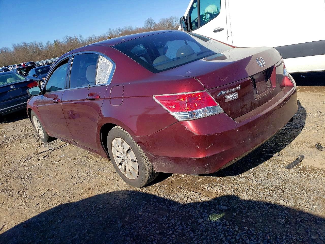 2010 Honda Accord Lx Red vin: 1HGCP2F38AA095989