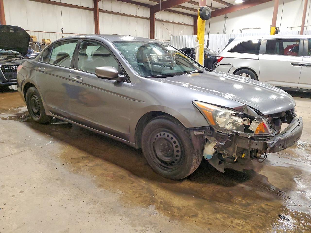 2010 Honda Accord Lx Gray vin: 1HGCP2F38AA106442