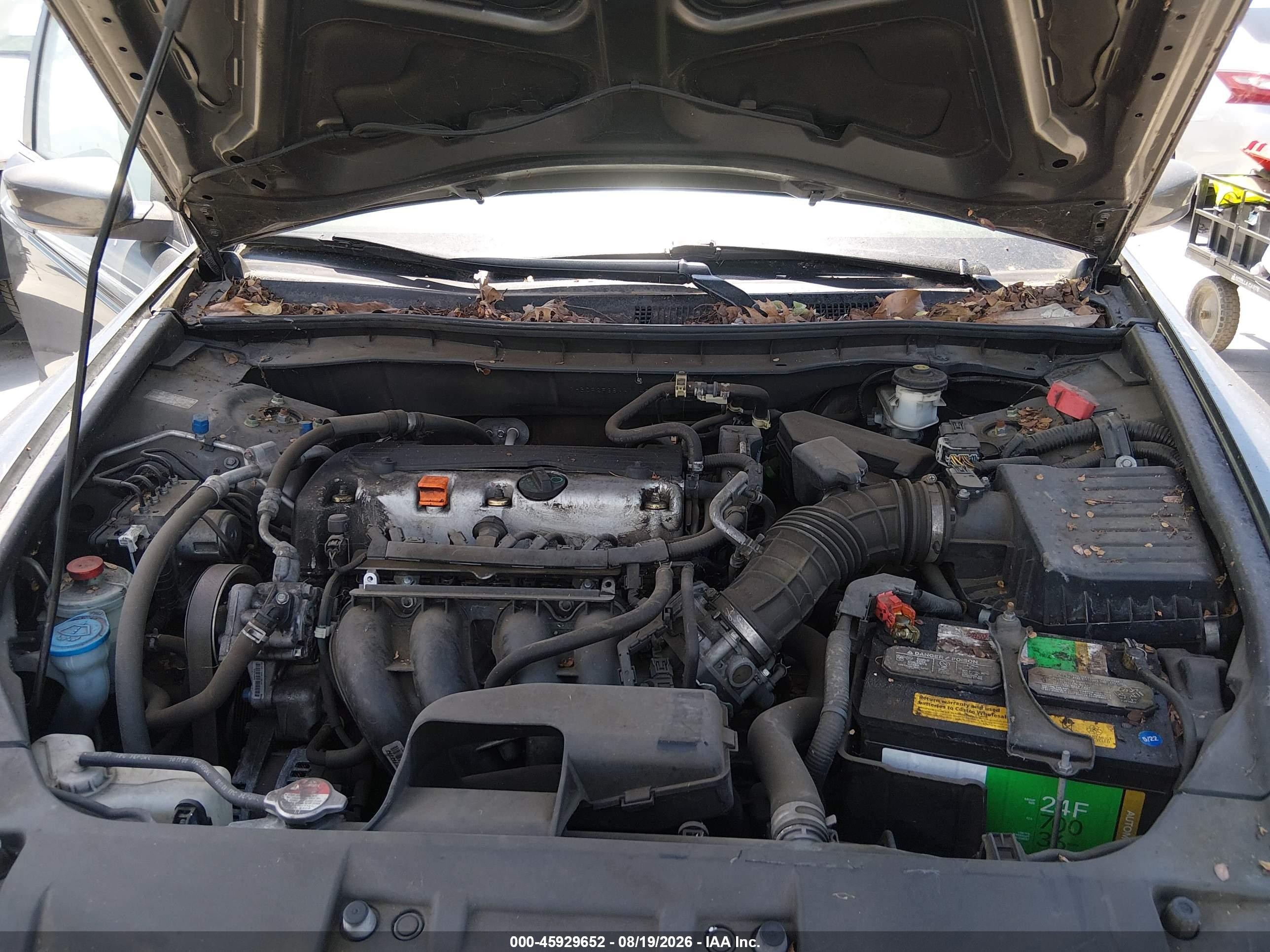 2010 Honda Accord 2.4 Lx Gray vin: 1HGCP2F38AA114945