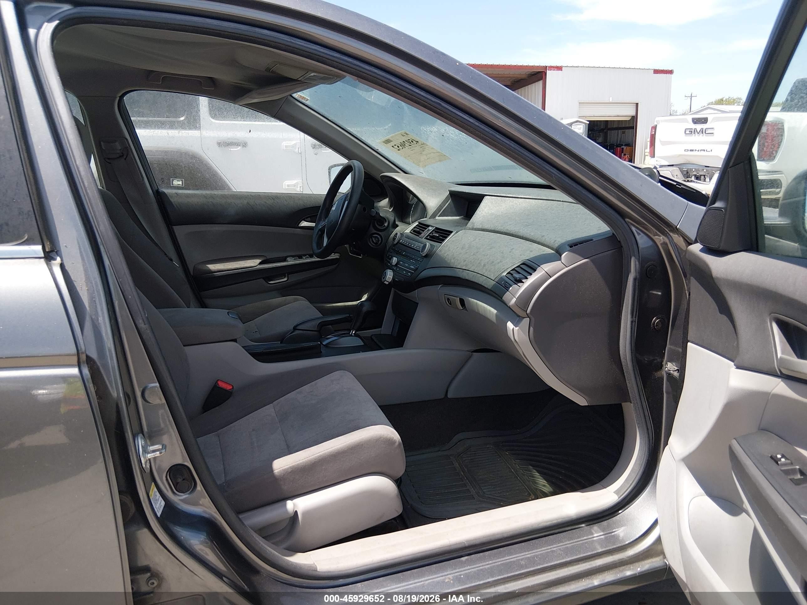 2010 Honda Accord 2.4 Lx Gray vin: 1HGCP2F38AA114945