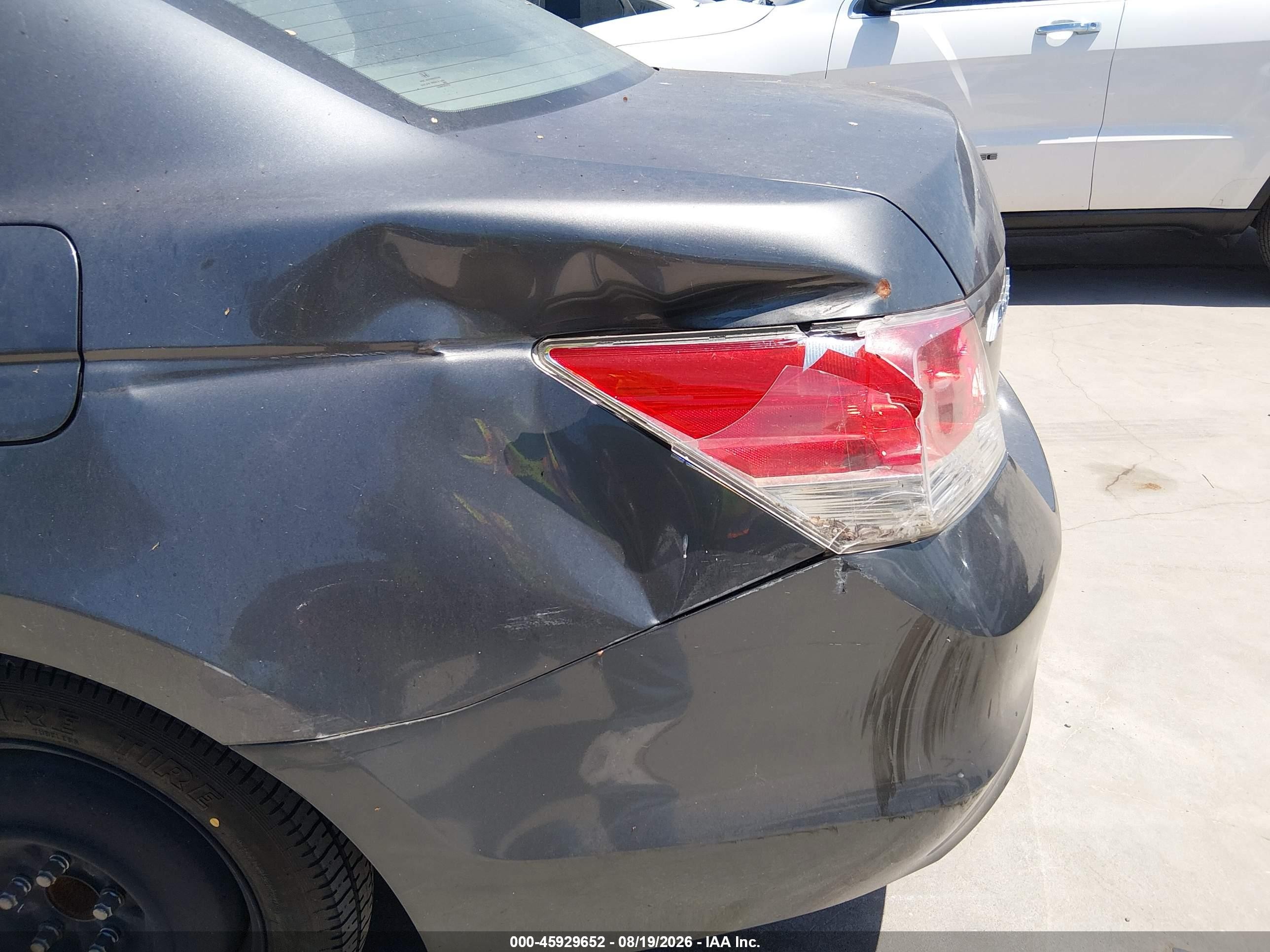 2010 Honda Accord 2.4 Lx Gray vin: 1HGCP2F38AA114945