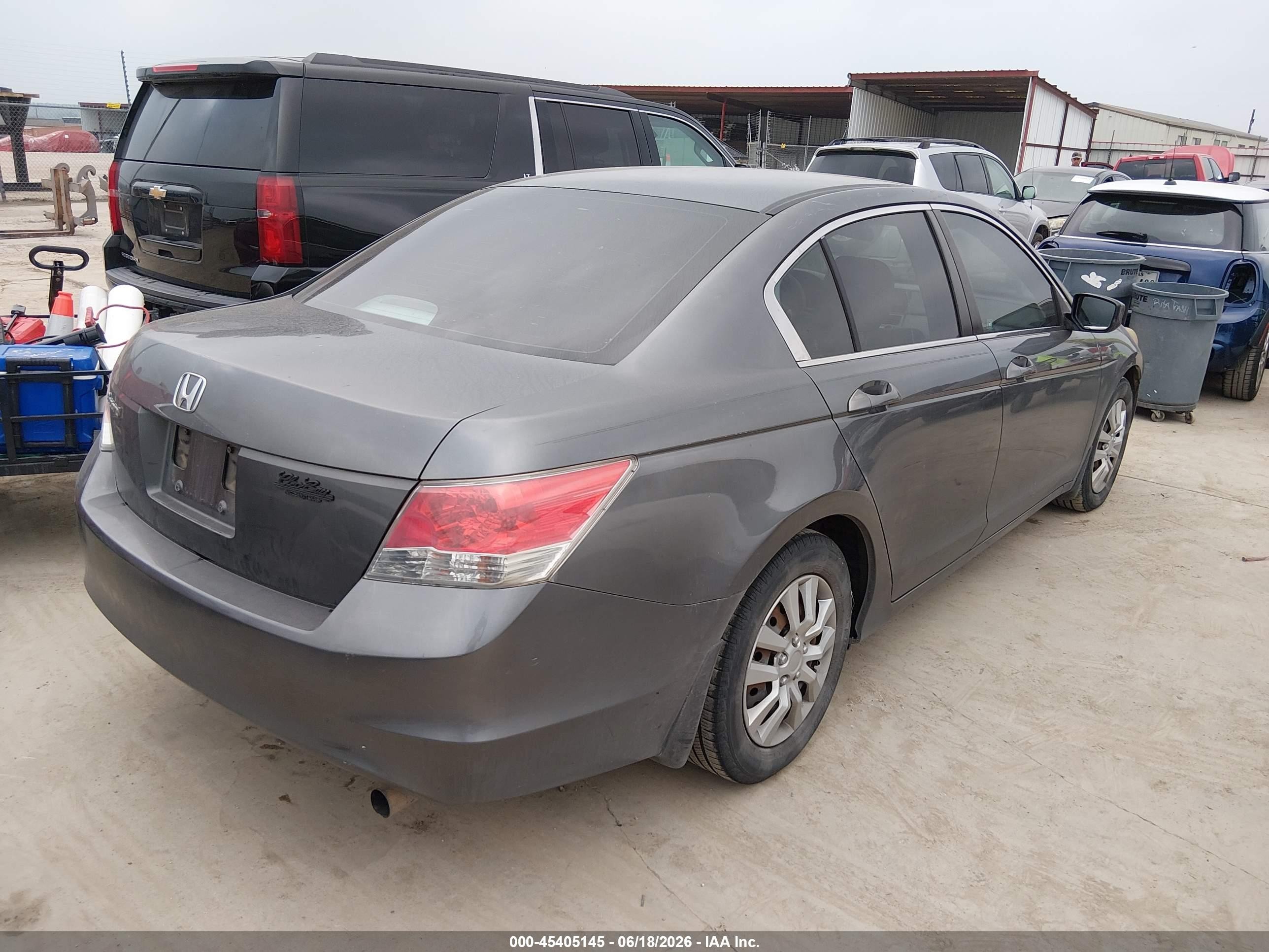 2010 Honda Accord 2.4 Lx Gray vin: 1HGCP2F38AA117599