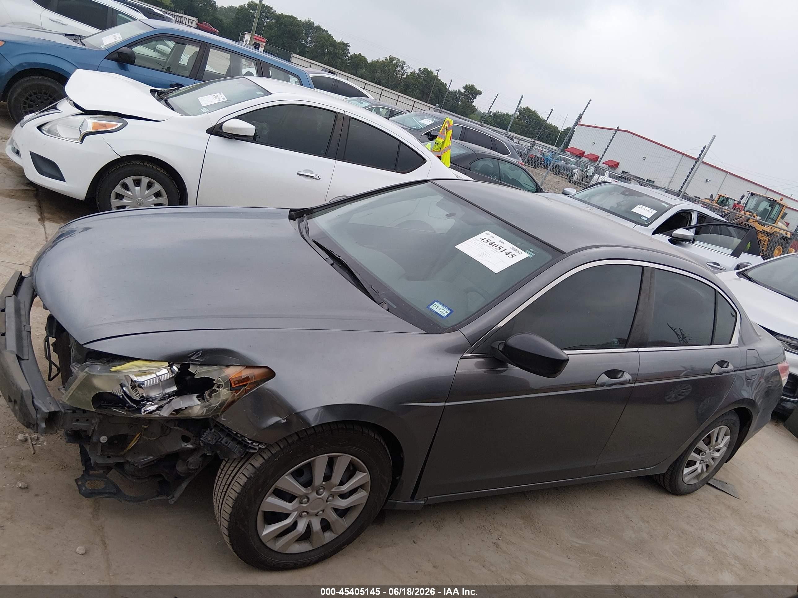 2010 Honda Accord 2.4 Lx Gray vin: 1HGCP2F38AA117599