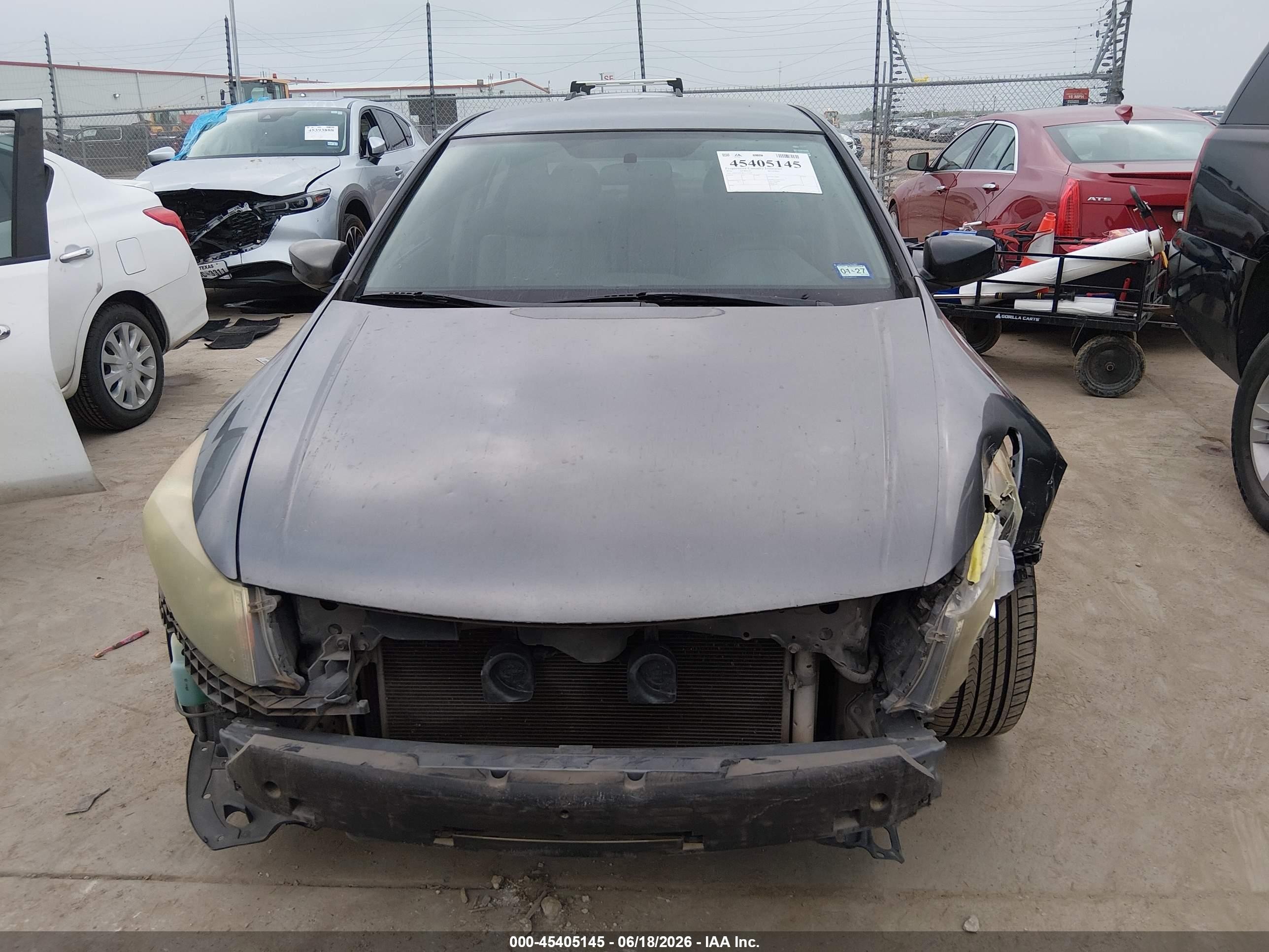 2010 Honda Accord 2.4 Lx Gray vin: 1HGCP2F38AA117599