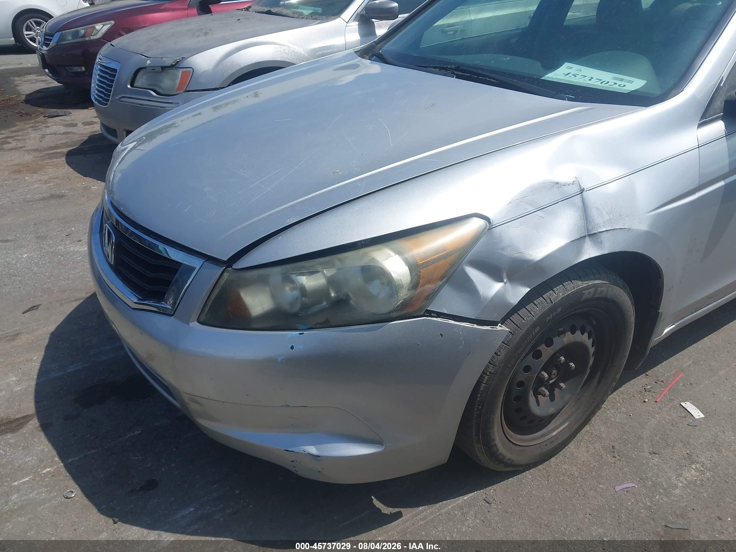 2010 Honda Accord 2.4 Lx Silver vin: 1HGCP2F38AA149792
