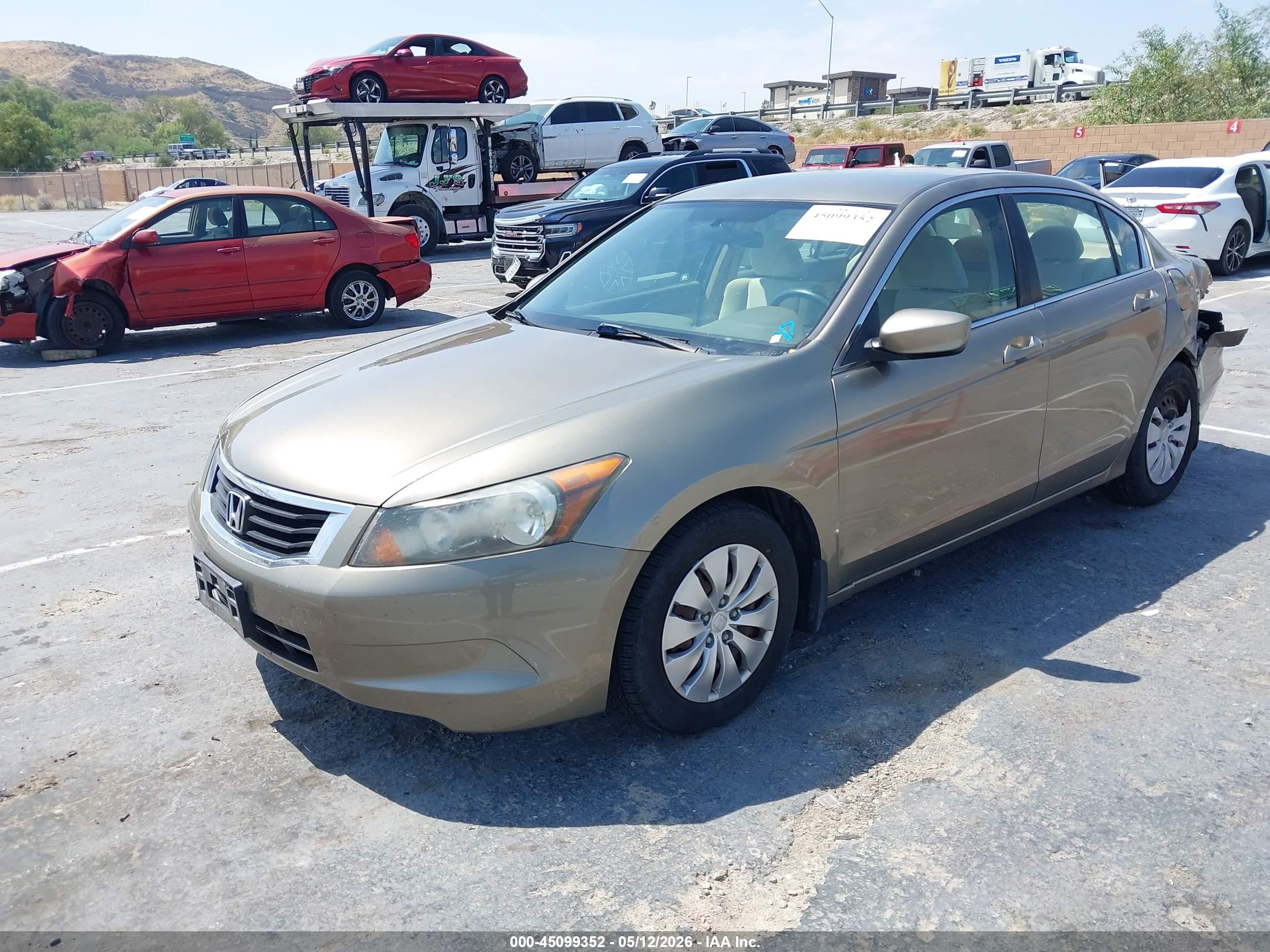 2010 Honda Accord 2.4 Lx Gold vin: 1HGCP2F38AA153437