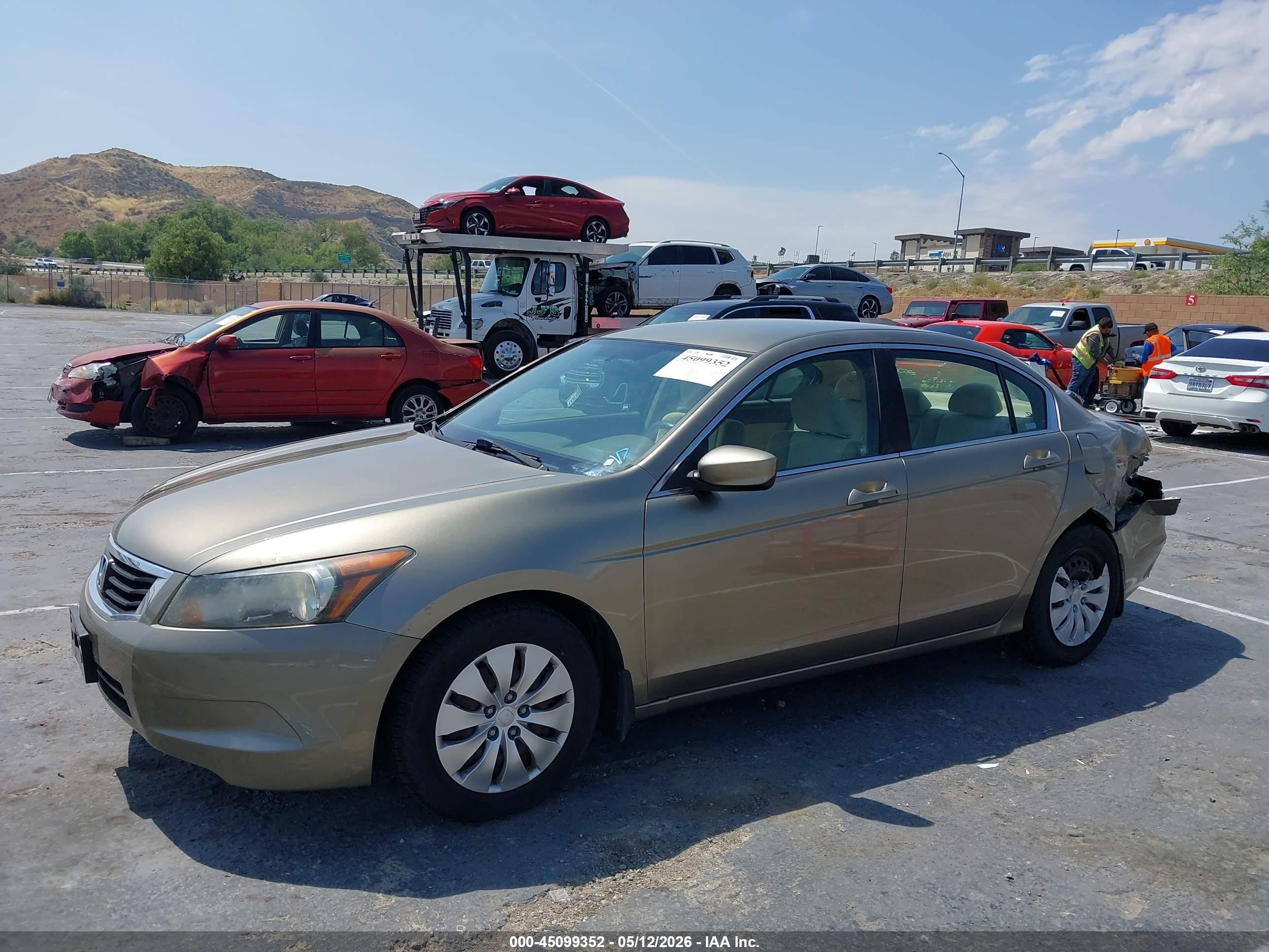 2010 Honda Accord 2.4 Lx Gold vin: 1HGCP2F38AA153437