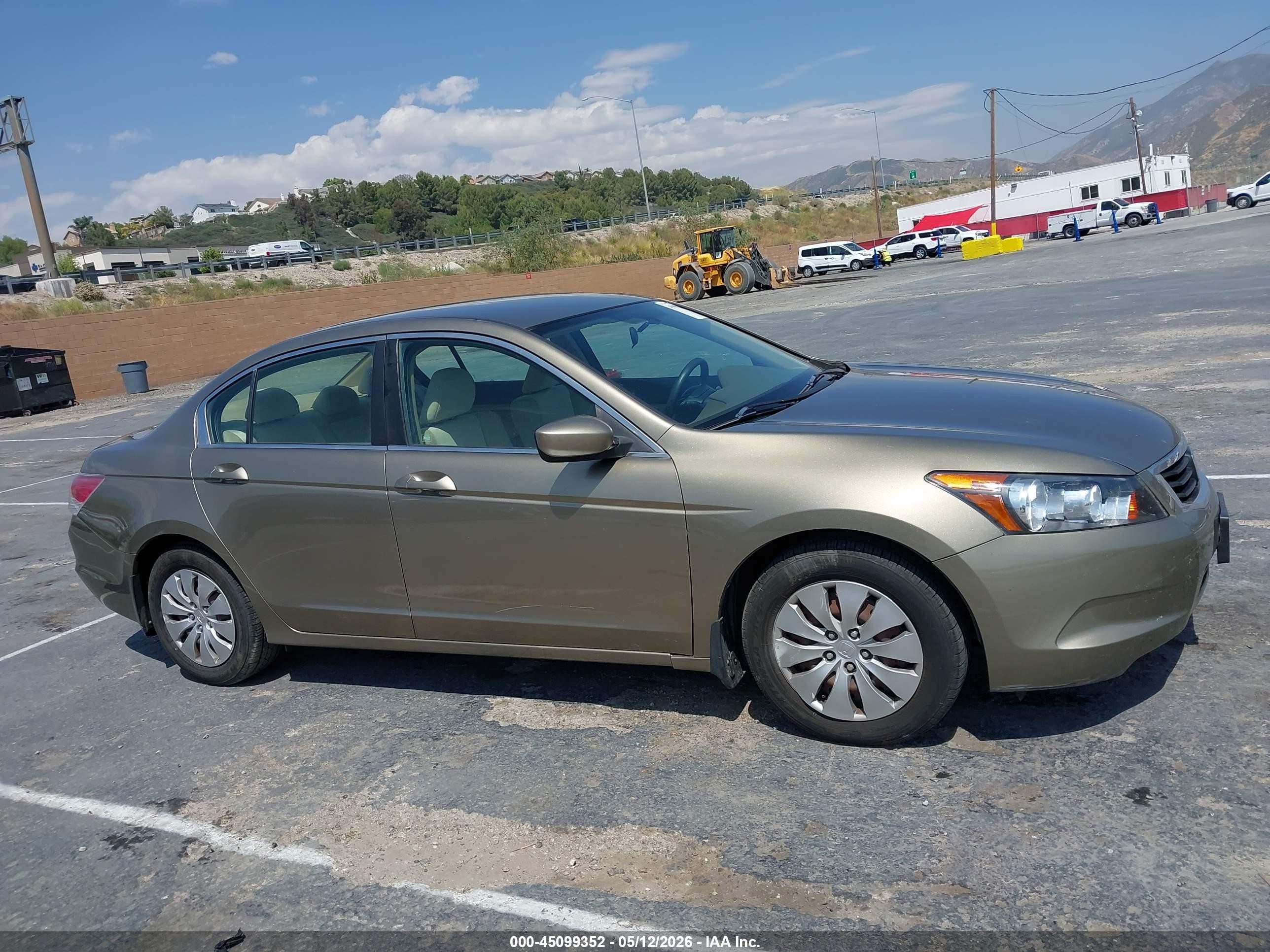 2010 Honda Accord 2.4 Lx Gold vin: 1HGCP2F38AA153437