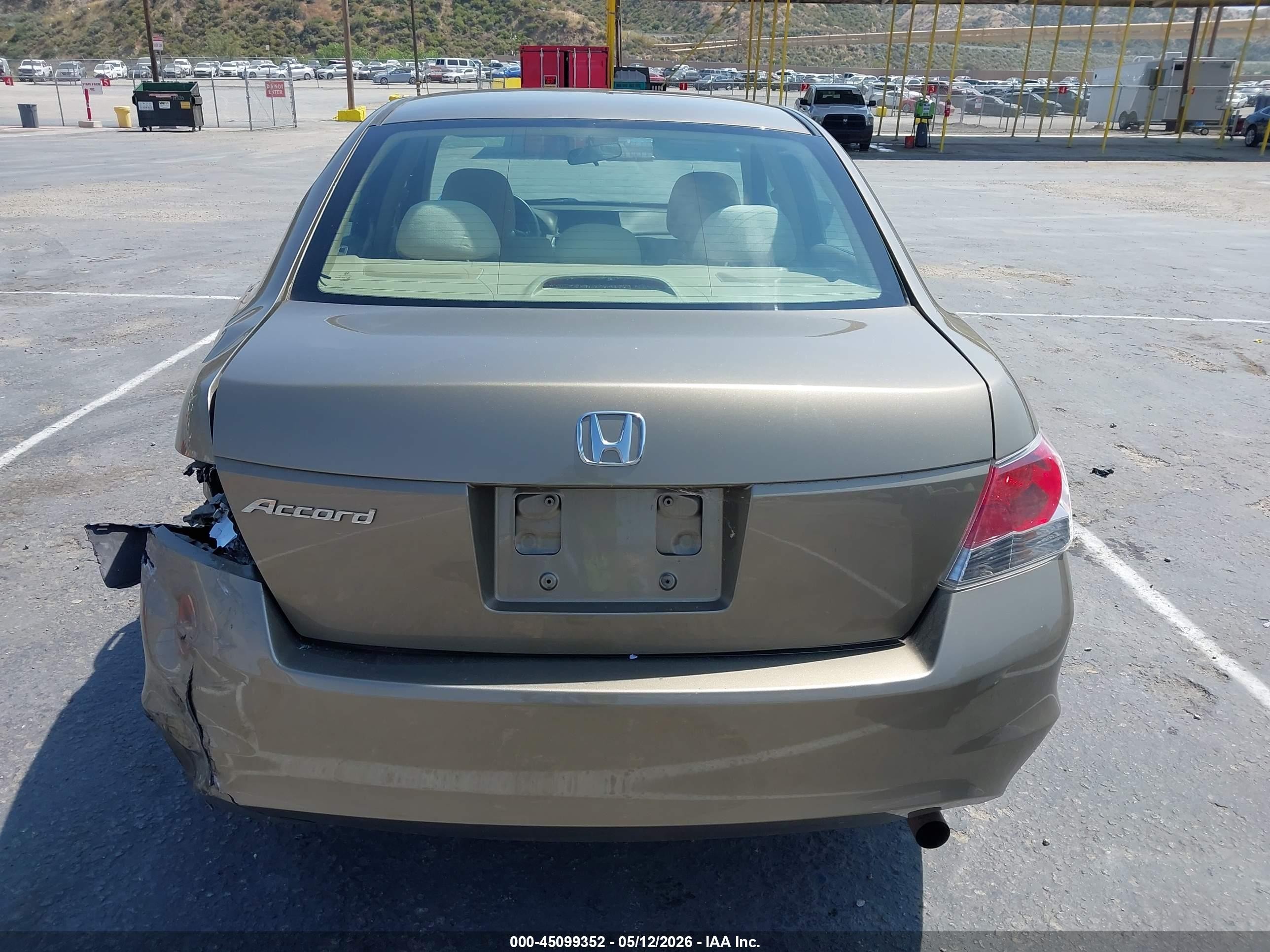 2010 Honda Accord 2.4 Lx Gold vin: 1HGCP2F38AA153437