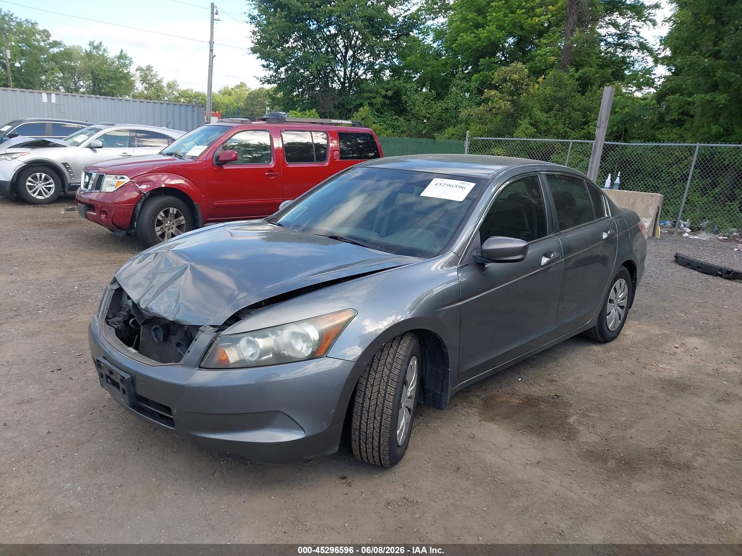 2010 Honda Accord 2.4 Lx Gray vin: 1HGCP2F38AA161294
