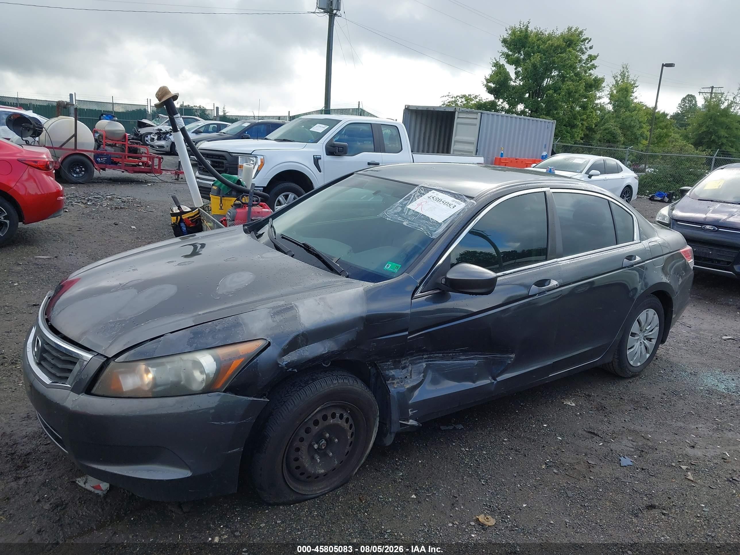 2010 Honda Accord 2.4 Lx Gray vin: 1HGCP2F38AA171873
