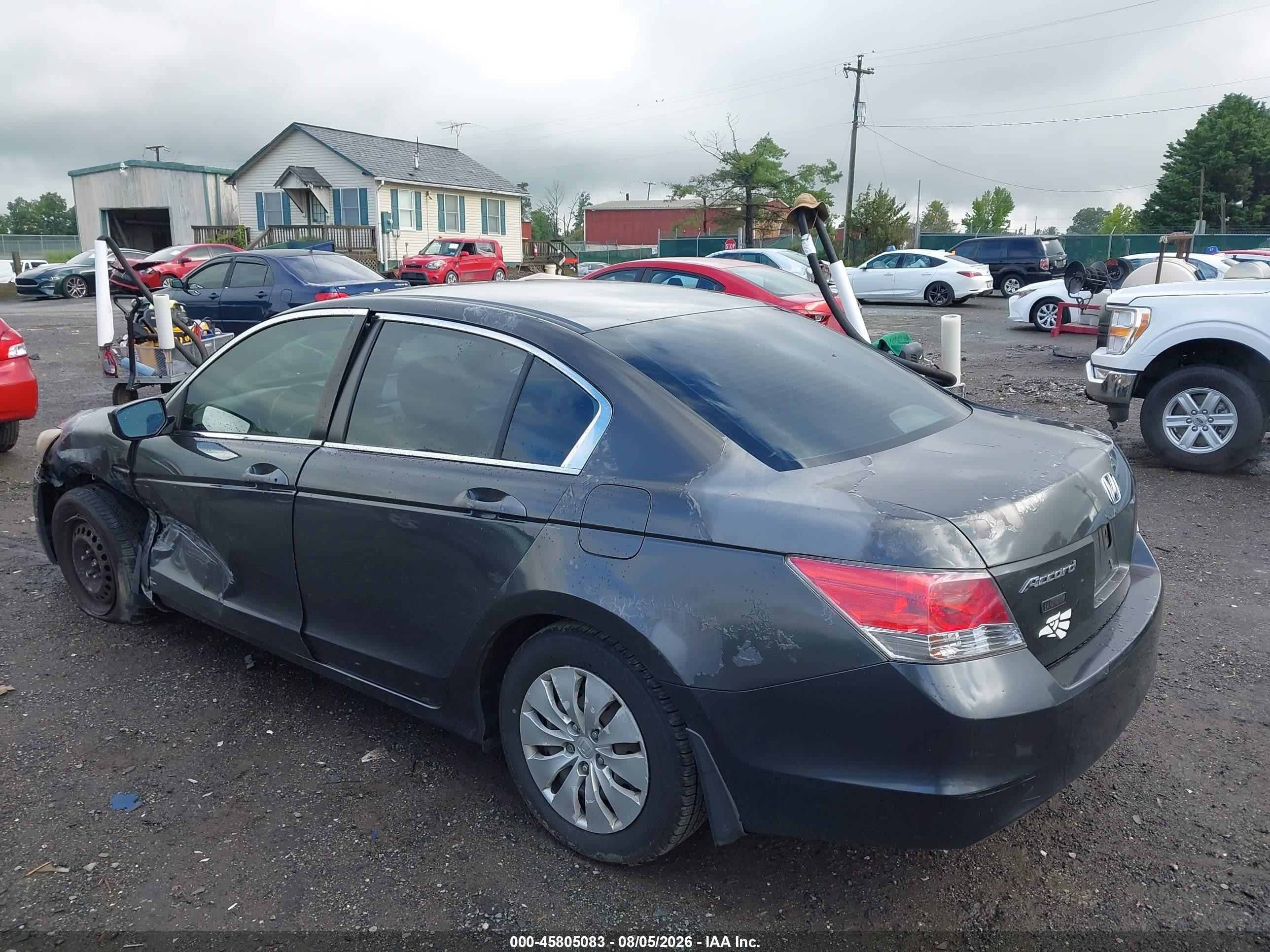 2010 Honda Accord 2.4 Lx Gray vin: 1HGCP2F38AA171873