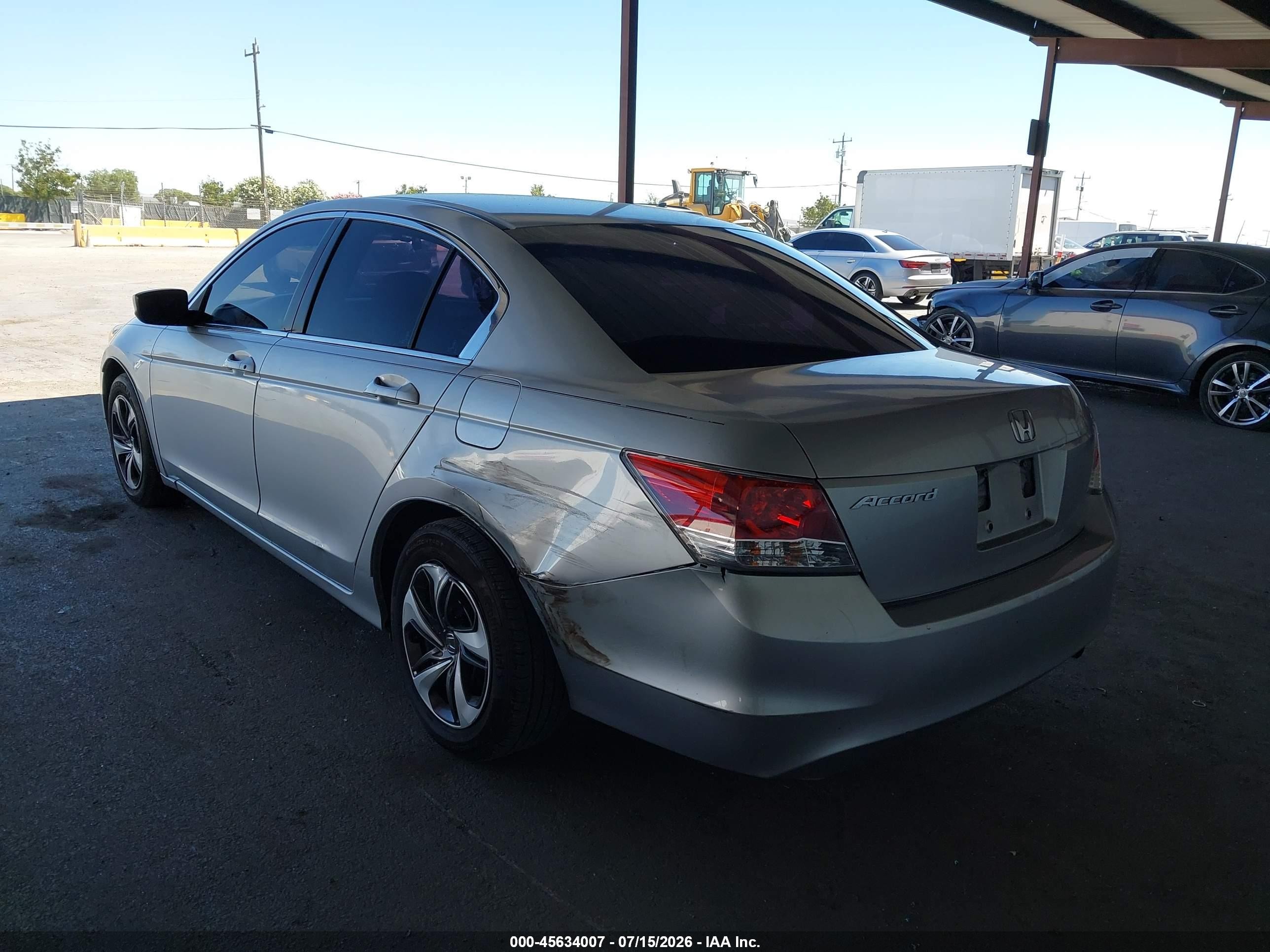 2010 Honda Accord 2.4 Lx Silver vin: 1HGCP2F38AA184977