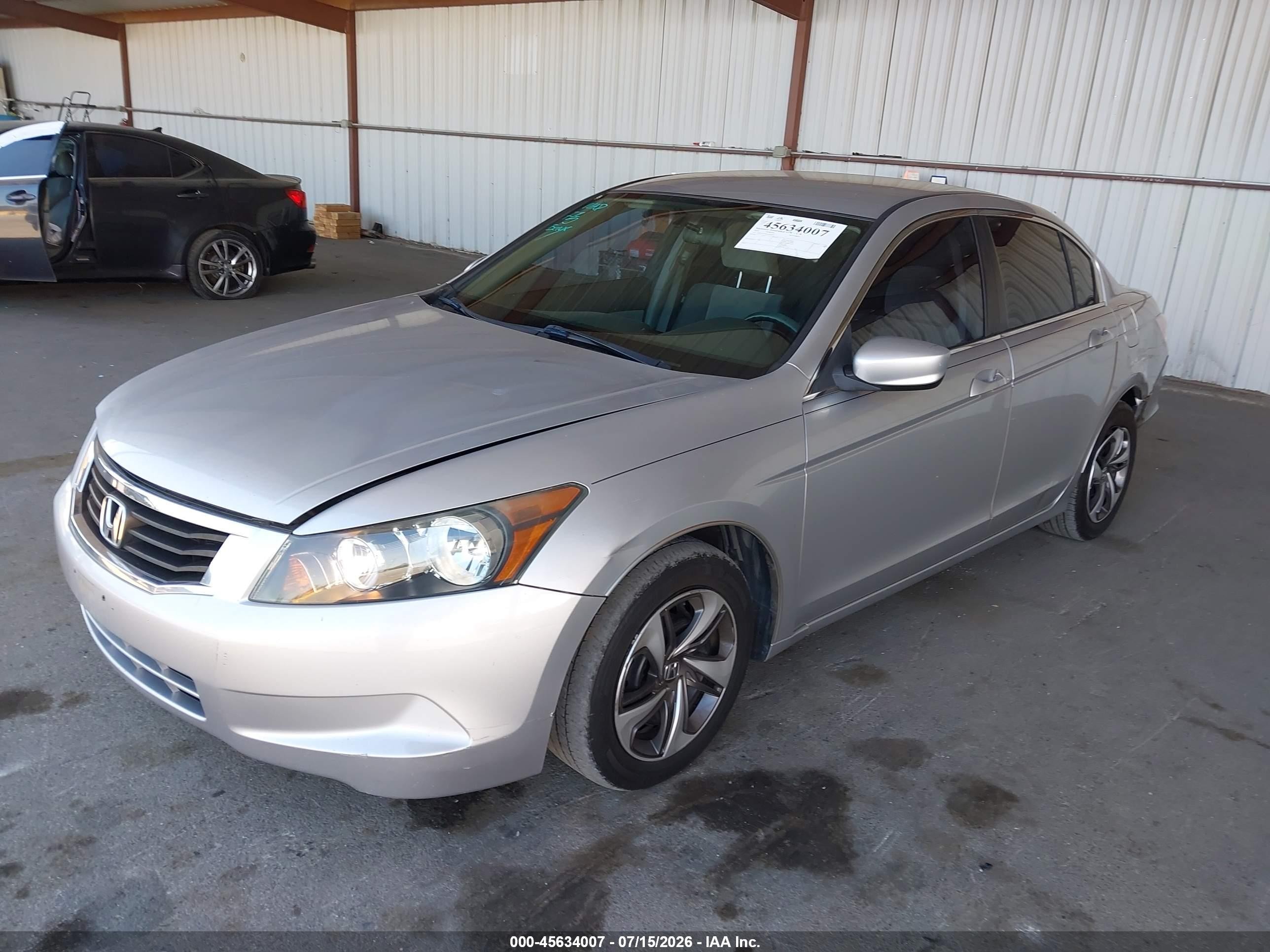 2010 Honda Accord 2.4 Lx Silver vin: 1HGCP2F38AA184977