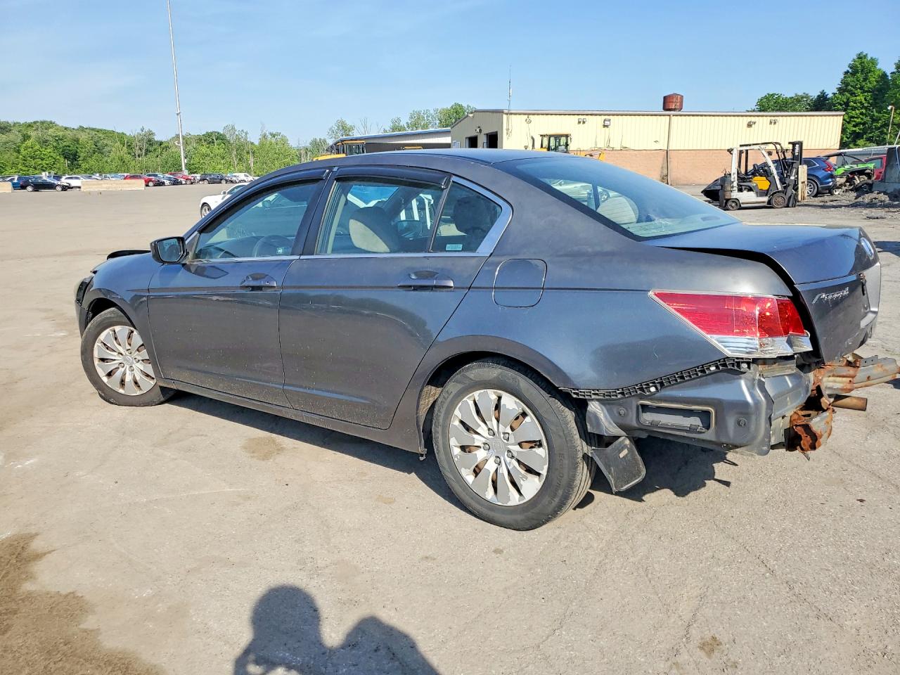 2010 Honda Accord Lx Gray vin: 1HGCP2F38AA187233