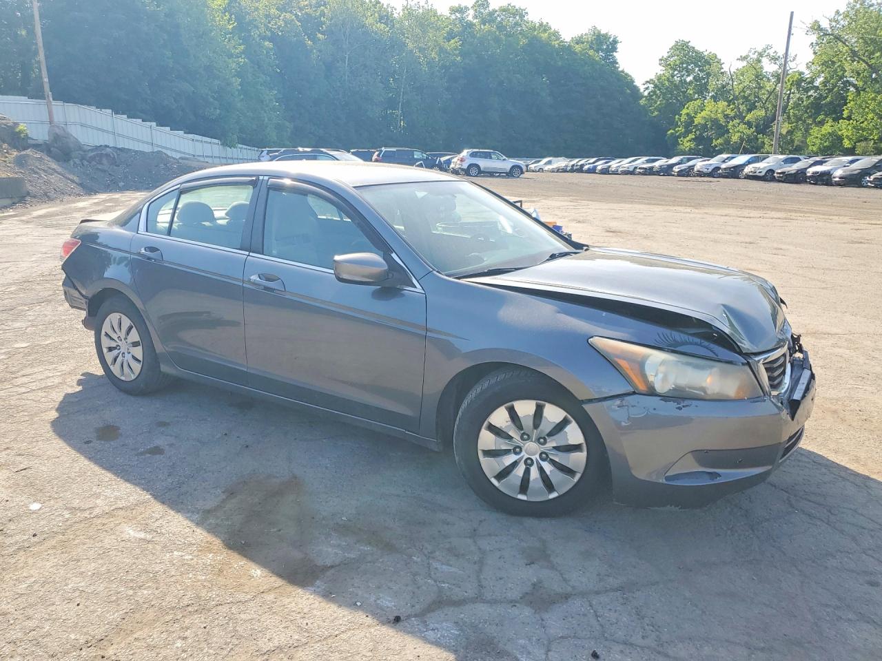 2010 Honda Accord Lx Gray vin: 1HGCP2F38AA187233