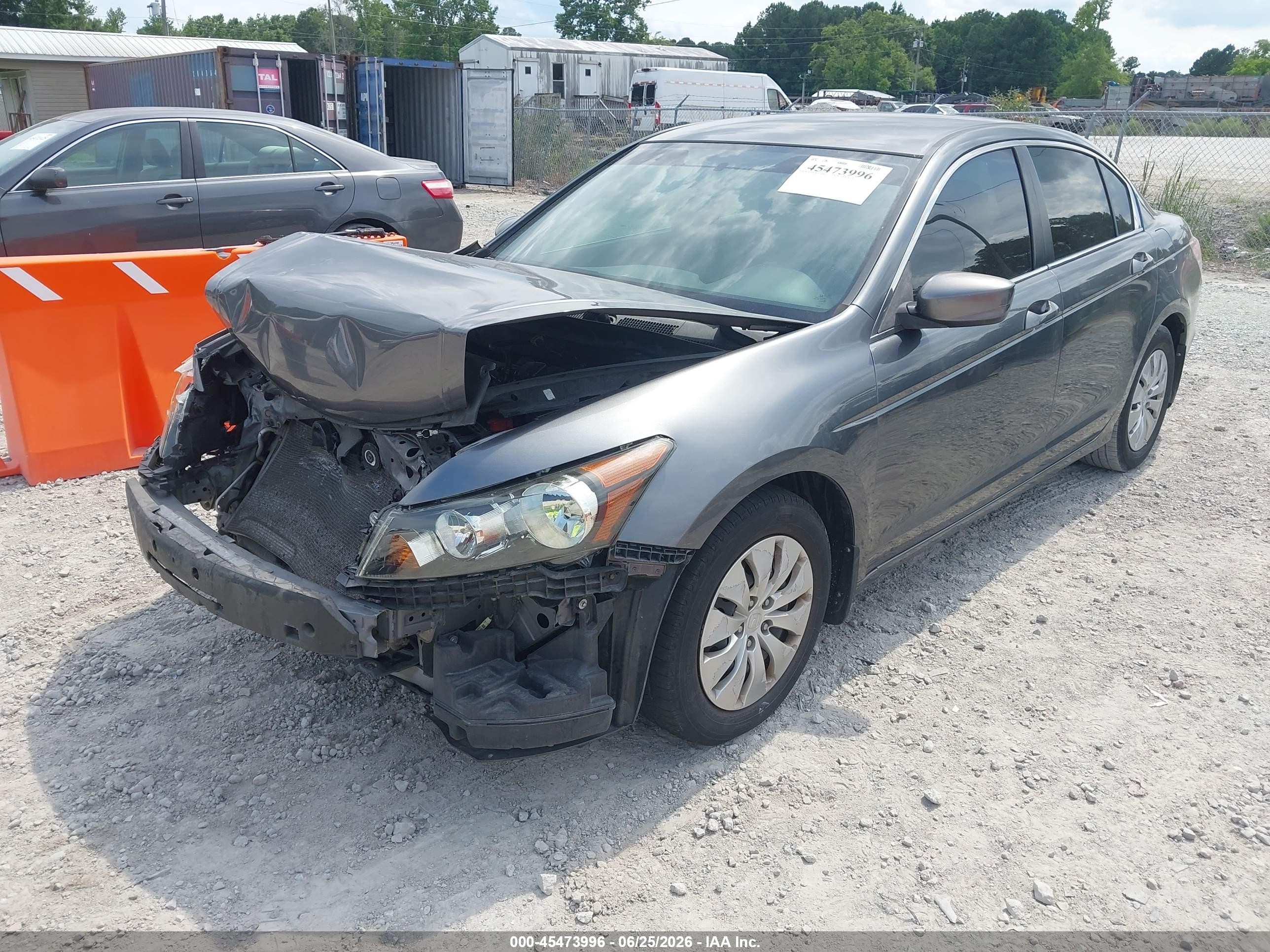 2011 Honda Accord 2.4 Lx Gray vin: 1HGCP2F38BA041383