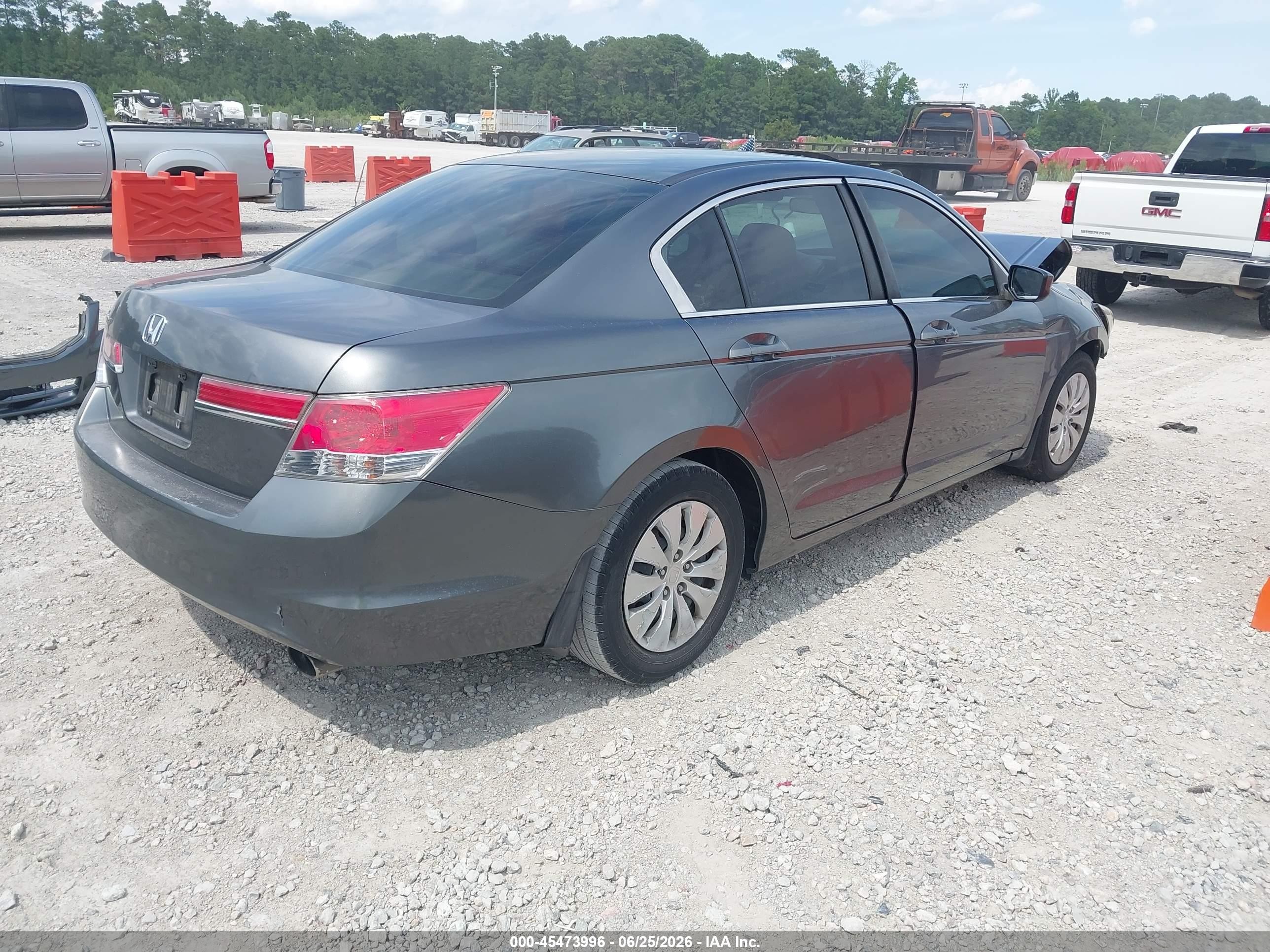 2011 Honda Accord 2.4 Lx Gray vin: 1HGCP2F38BA041383