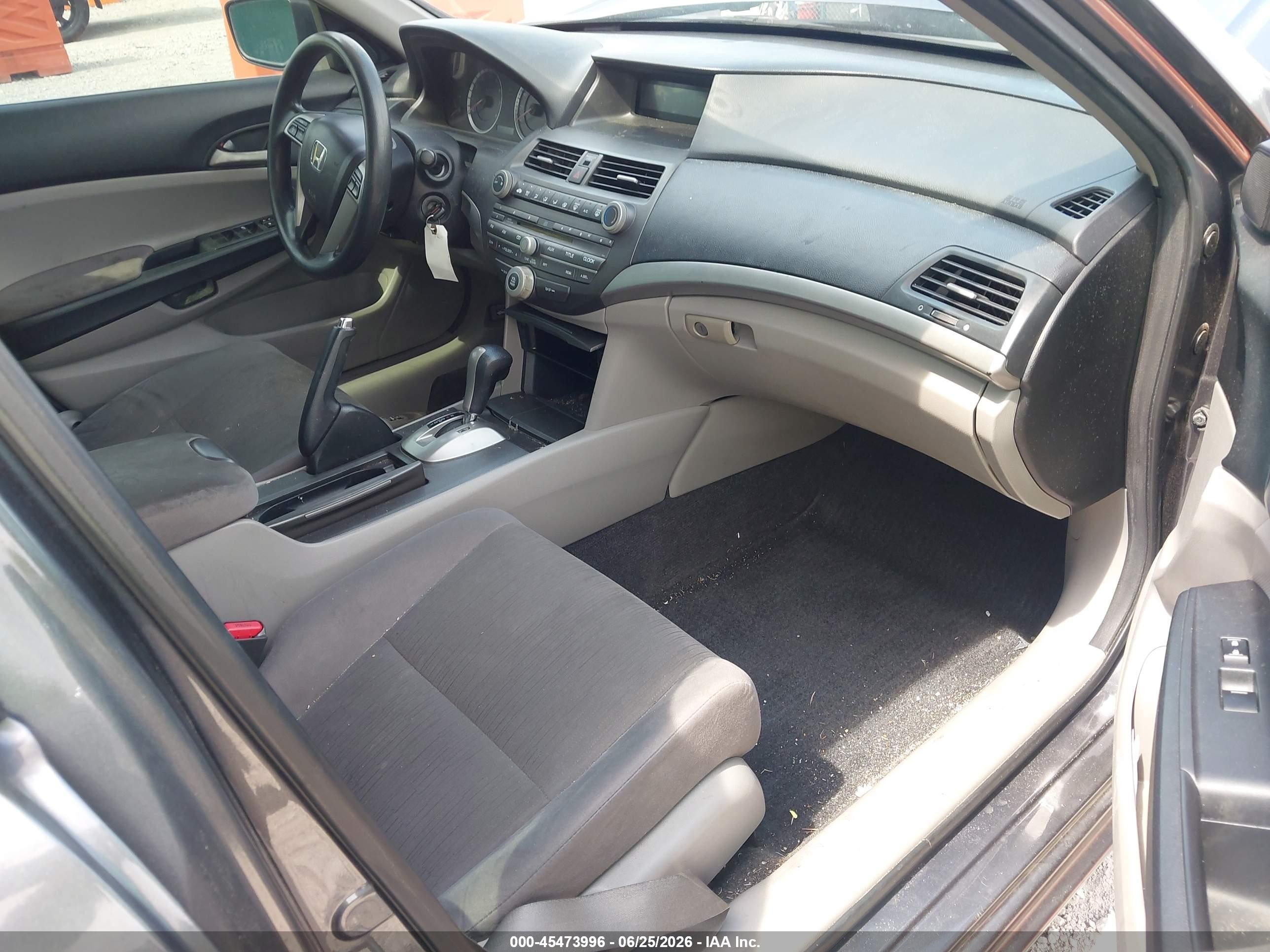 2011 Honda Accord 2.4 Lx Gray vin: 1HGCP2F38BA041383