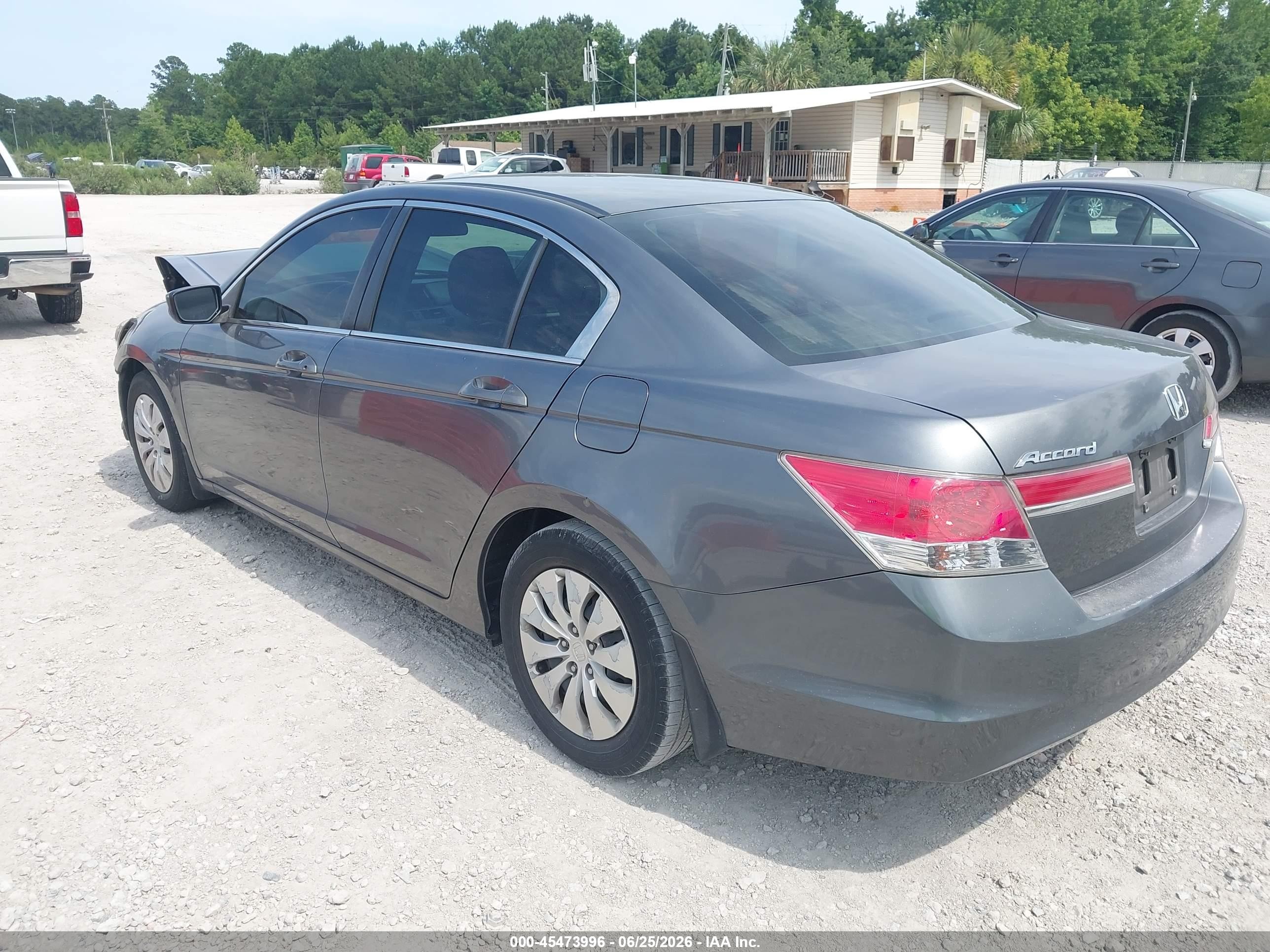 2011 Honda Accord 2.4 Lx Gray vin: 1HGCP2F38BA041383