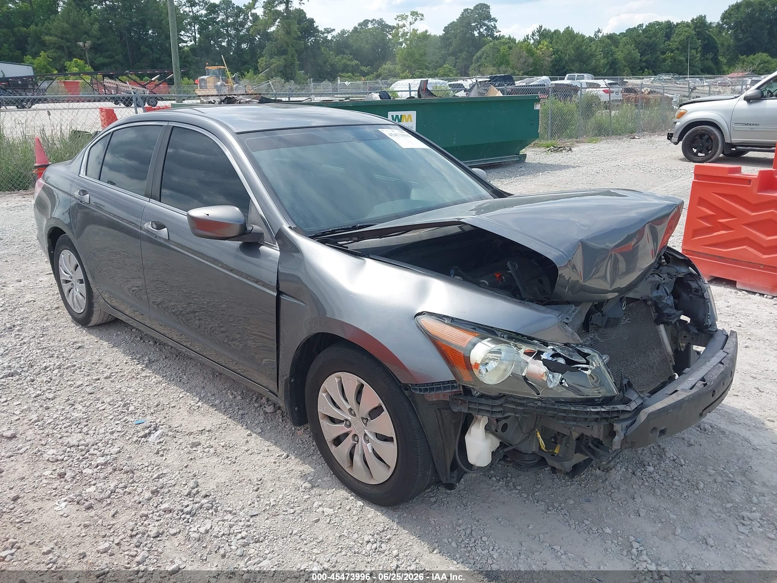 2011 Honda Accord 2.4 Lx Gray vin: 1HGCP2F38BA041383