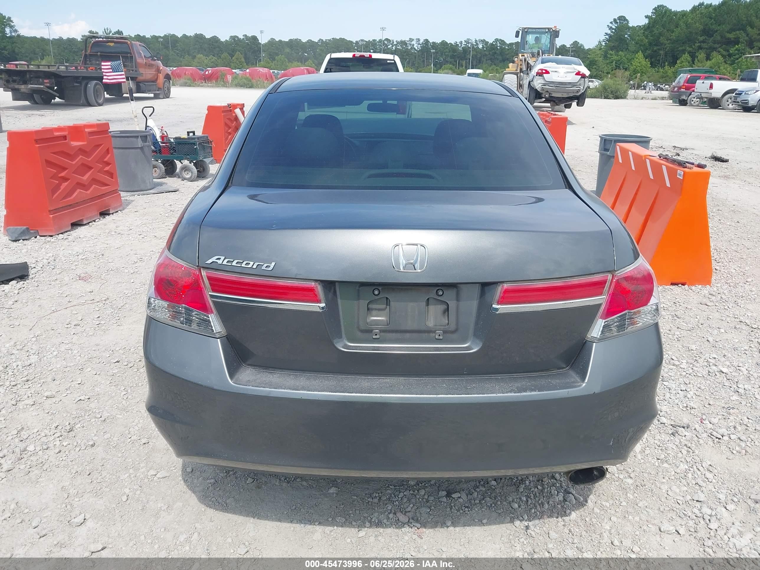 2011 Honda Accord 2.4 Lx Gray vin: 1HGCP2F38BA041383