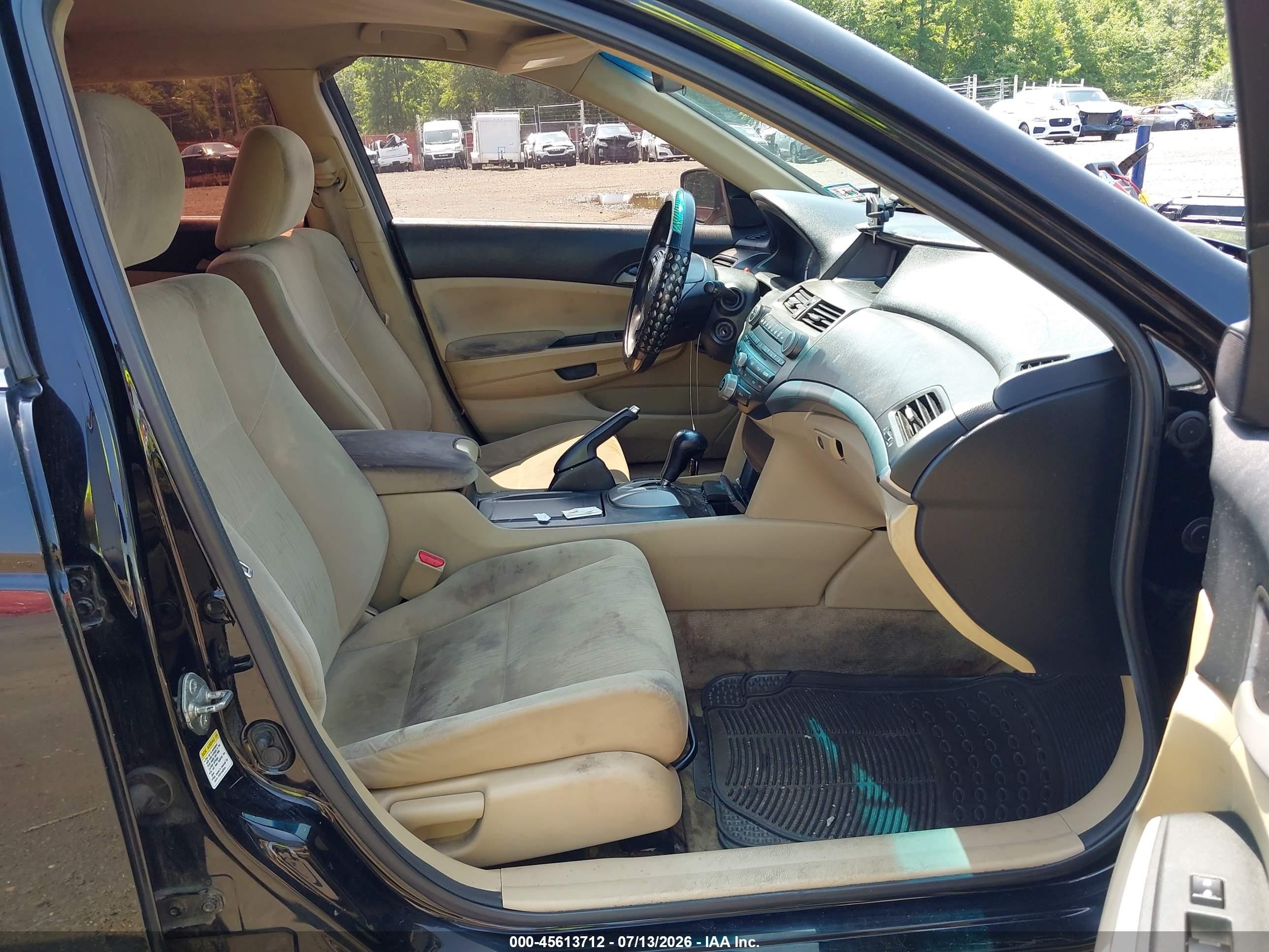 2011 Honda Accord 2.4 Lx Black vin: 1HGCP2F38BA047362