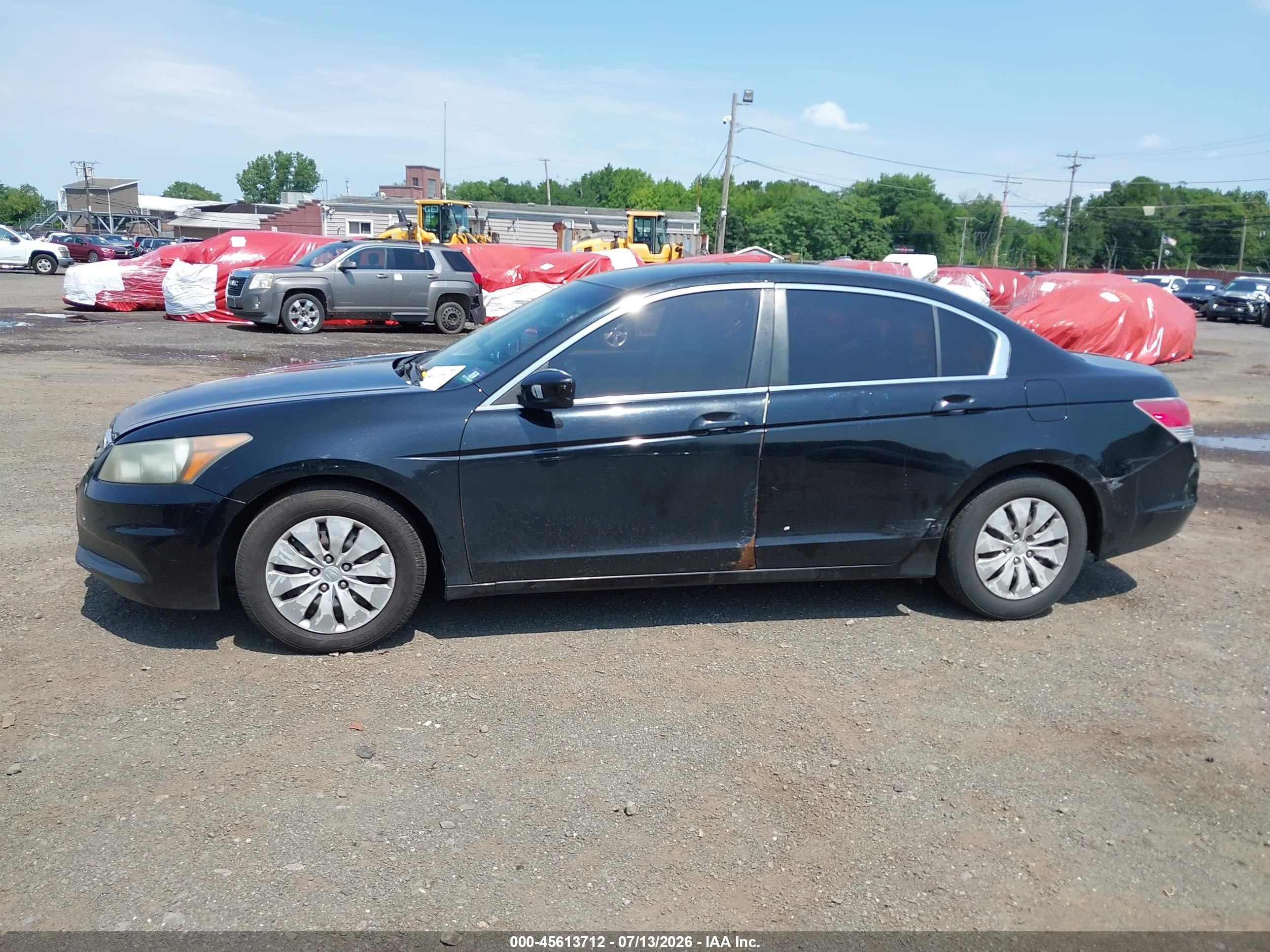 2011 Honda Accord 2.4 Lx Black vin: 1HGCP2F38BA047362