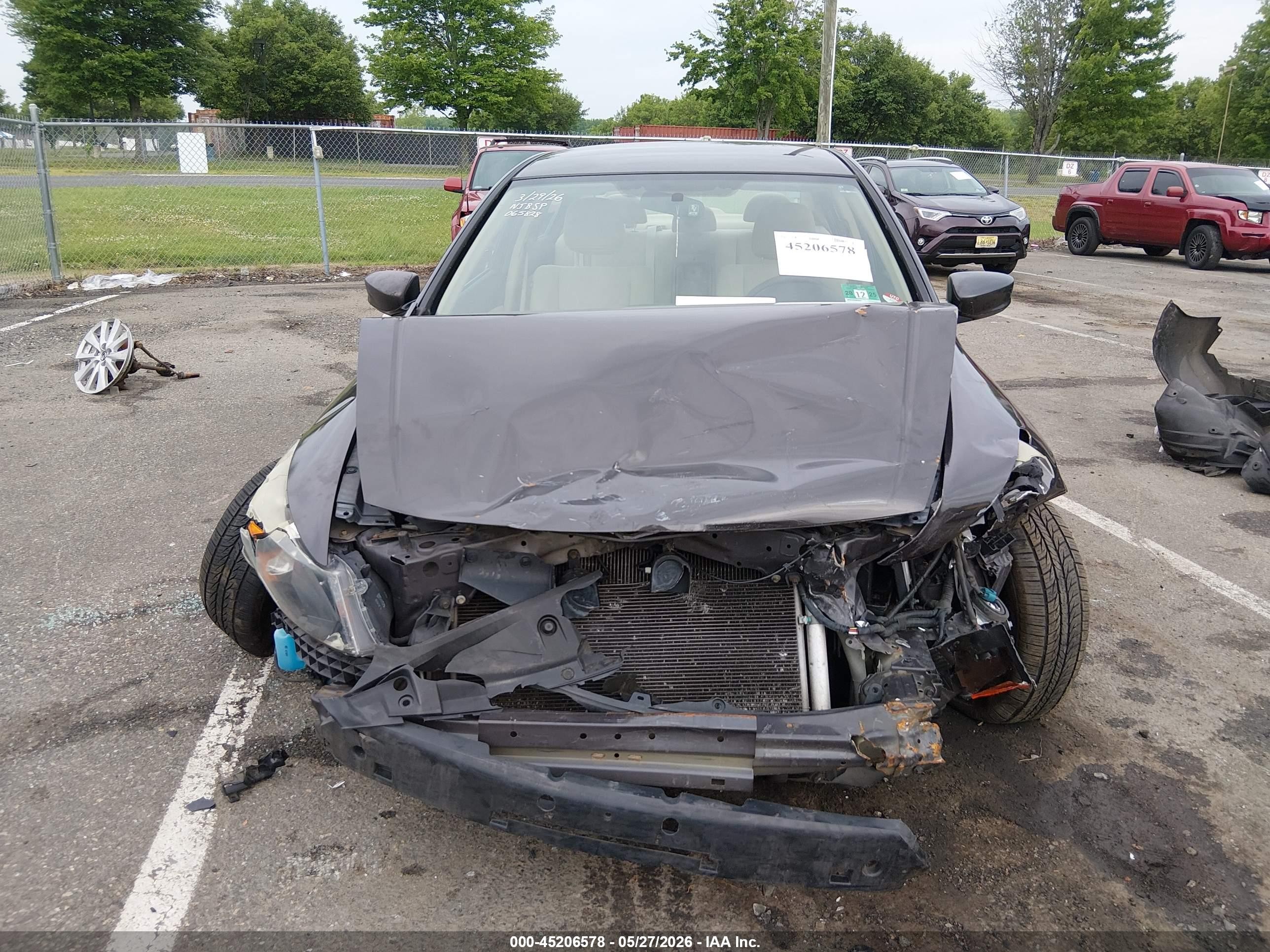 2011 Honda Accord 2.4 Lx Gray vin: 1HGCP2F38BA065828