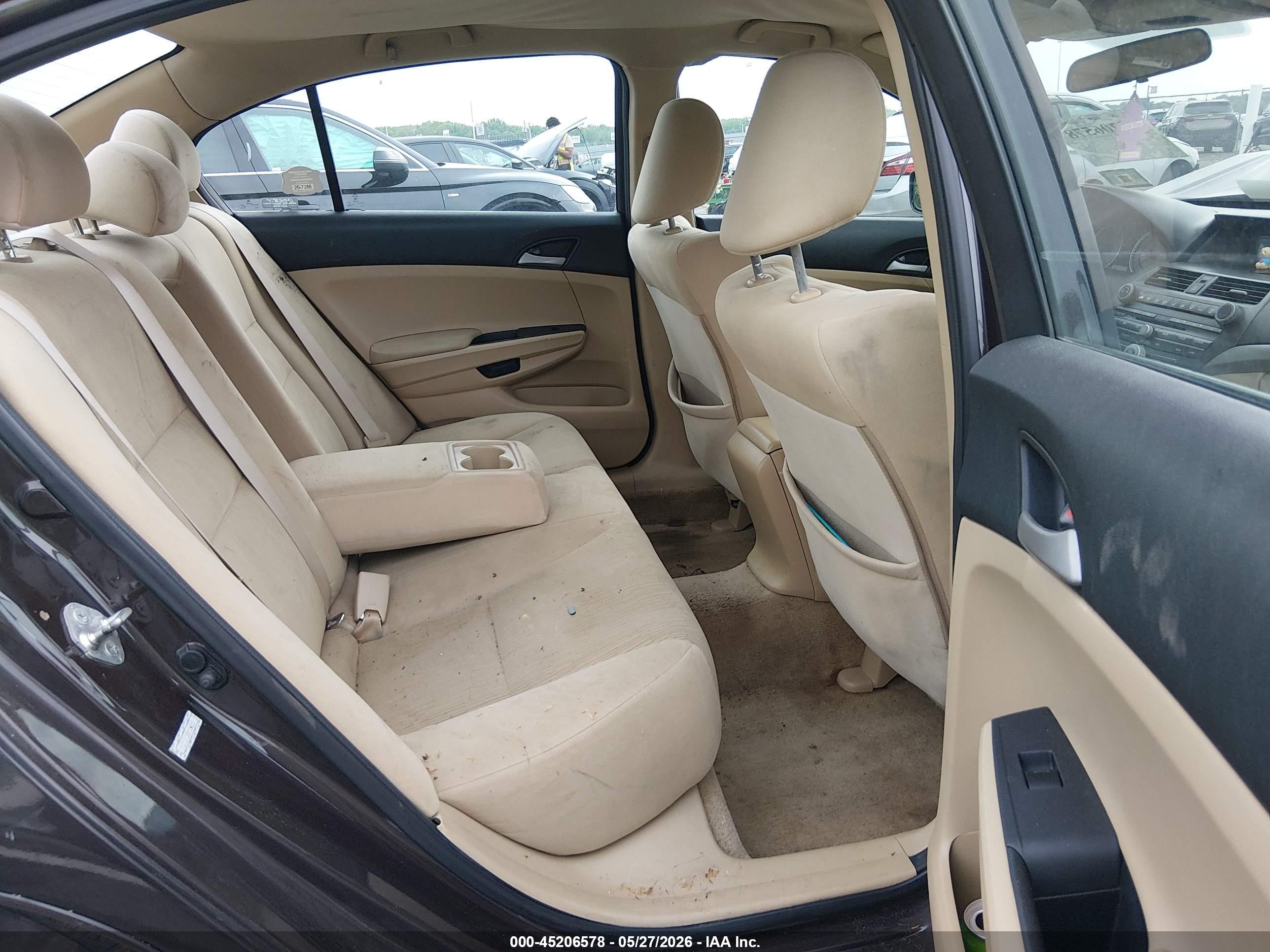 2011 Honda Accord 2.4 Lx Gray vin: 1HGCP2F38BA065828
