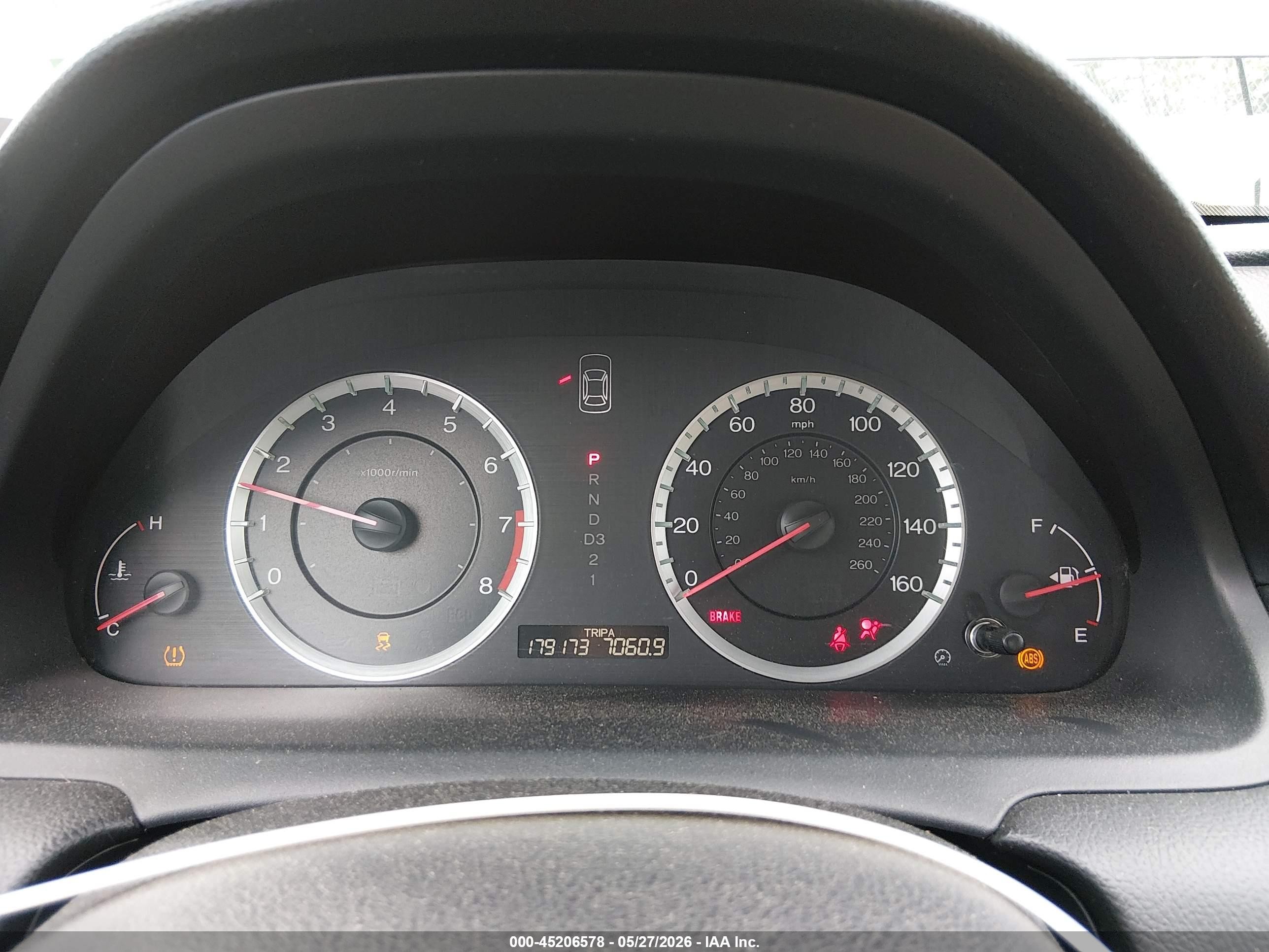 2011 Honda Accord 2.4 Lx Gray vin: 1HGCP2F38BA065828