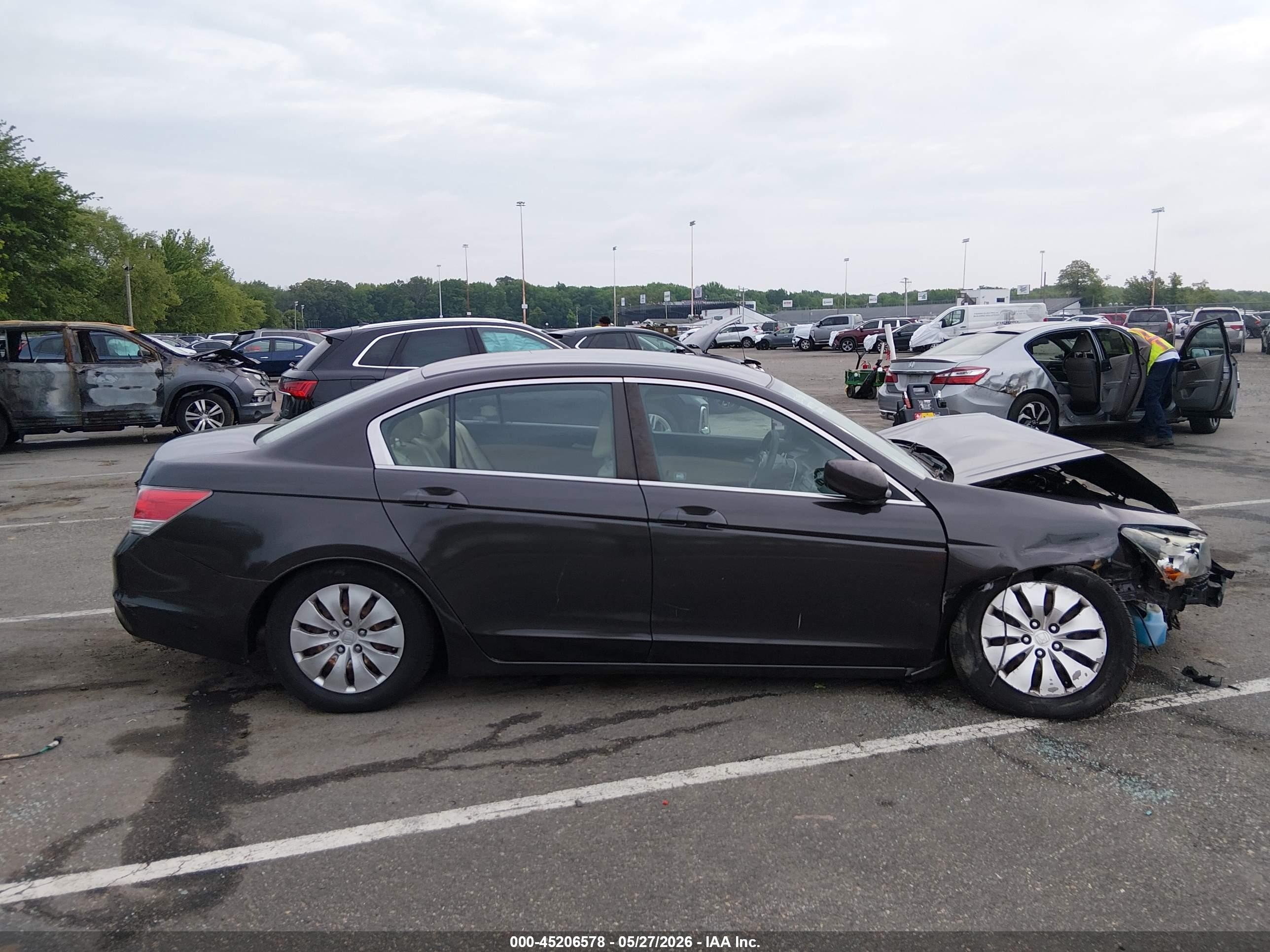 2011 Honda Accord 2.4 Lx Gray vin: 1HGCP2F38BA065828