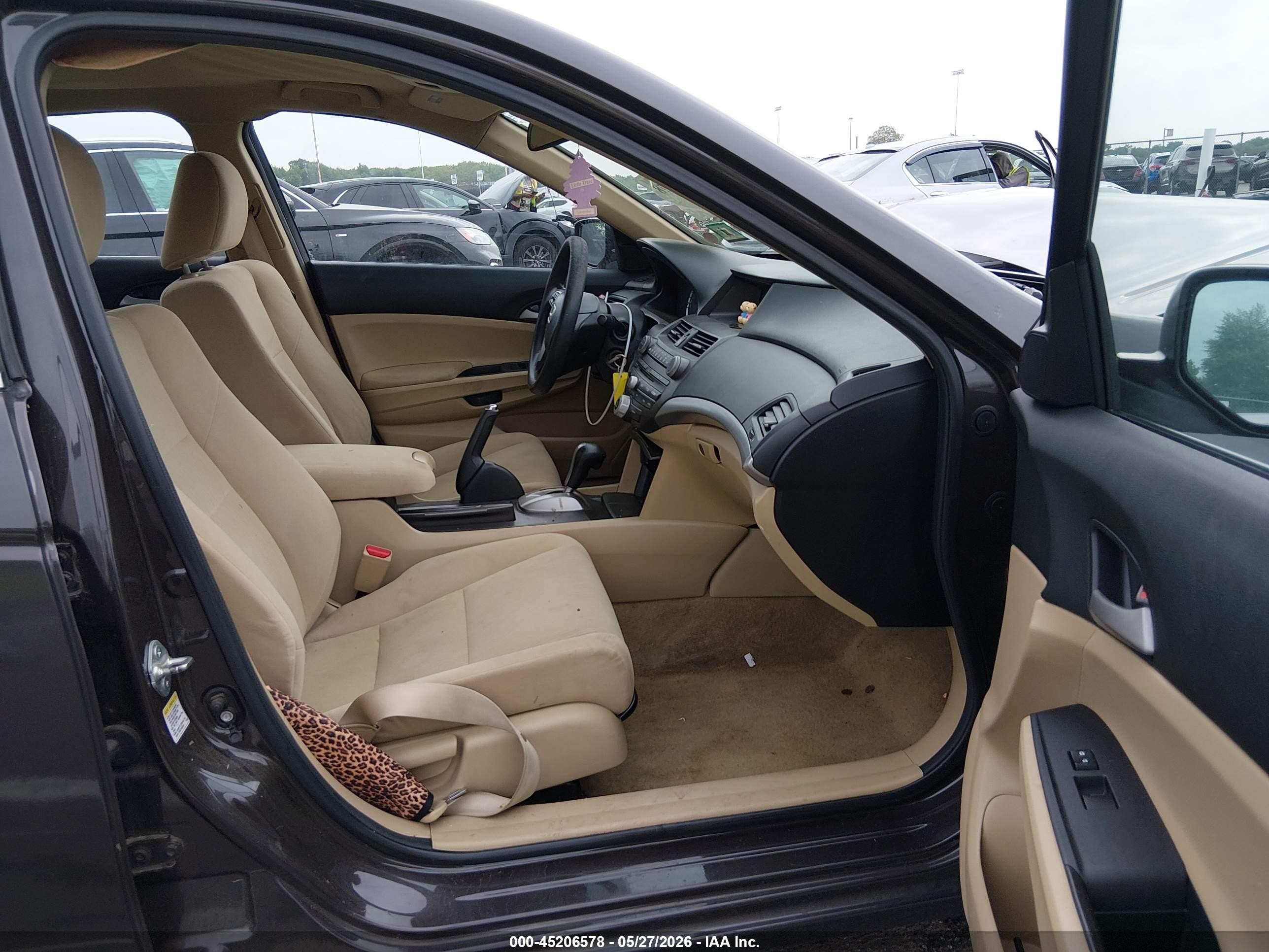 2011 Honda Accord 2.4 Lx Gray vin: 1HGCP2F38BA065828