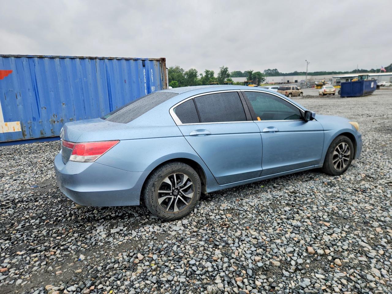 2011 Honda Accord Lx Blue vin: 1HGCP2F38BA131830