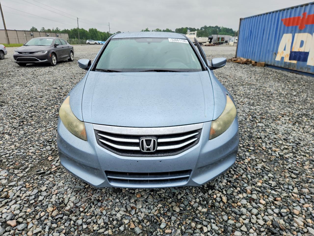 2011 Honda Accord Lx Blue vin: 1HGCP2F38BA131830