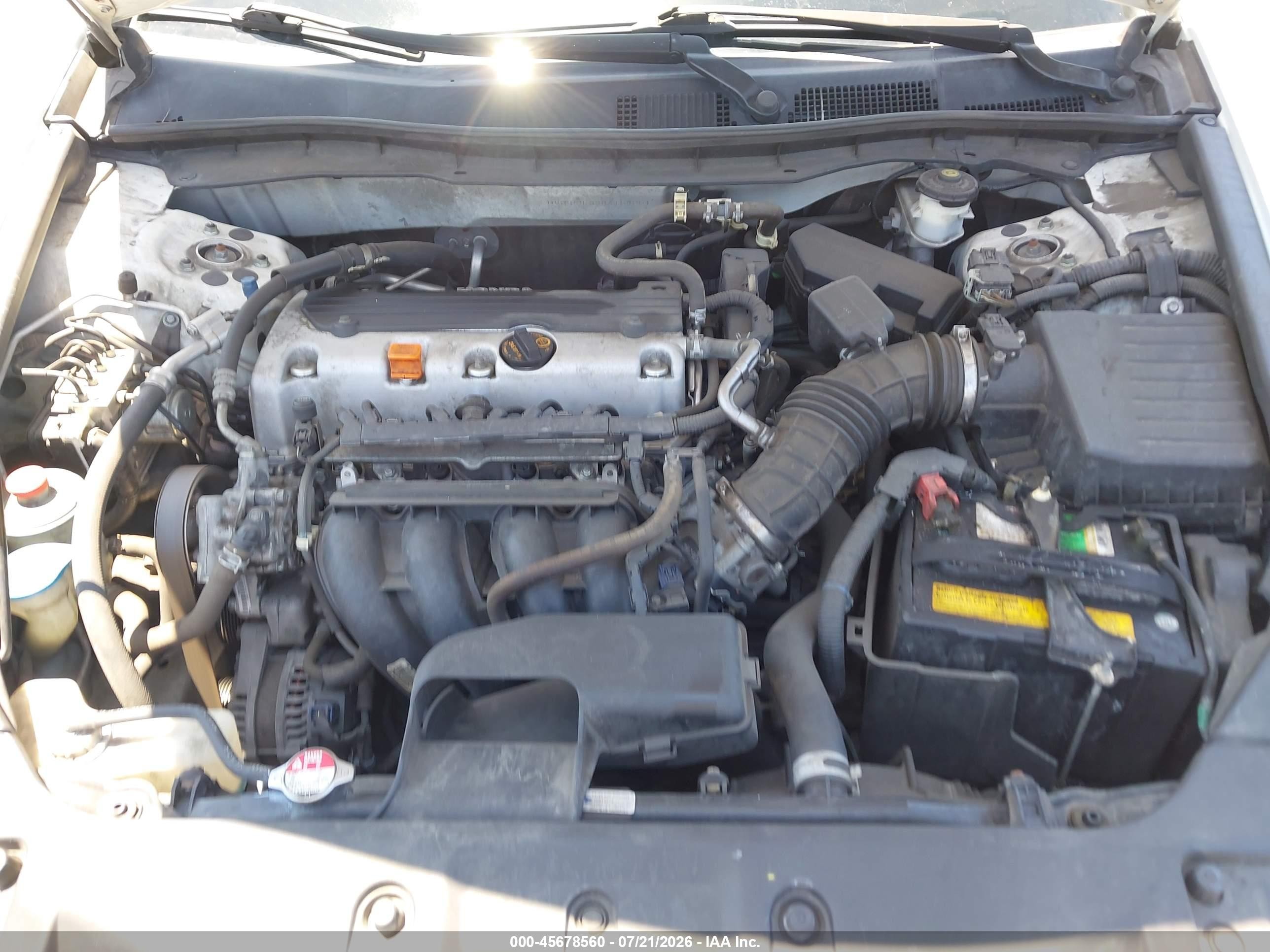 2011 Honda Accord 2.4 Lx Белый vin: 1HGCP2F38BA154251