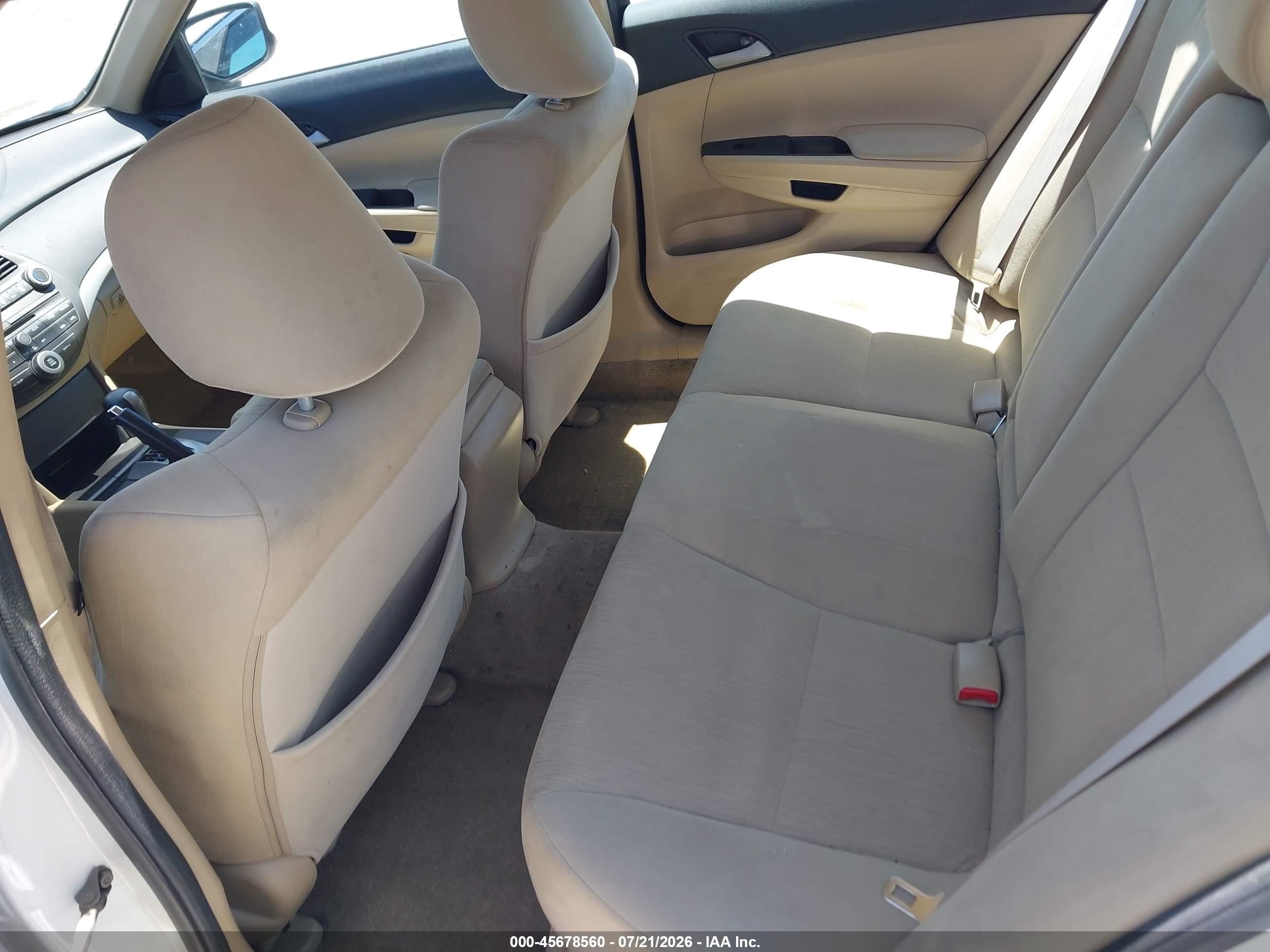 2011 Honda Accord 2.4 Lx Белый vin: 1HGCP2F38BA154251
