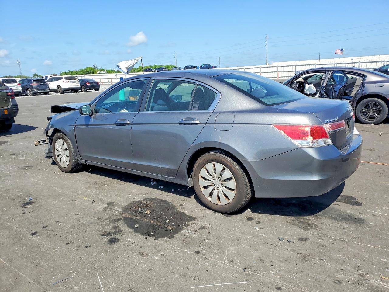 2011 Honda Accord Lx Gray vin: 1HGCP2F38BA156498