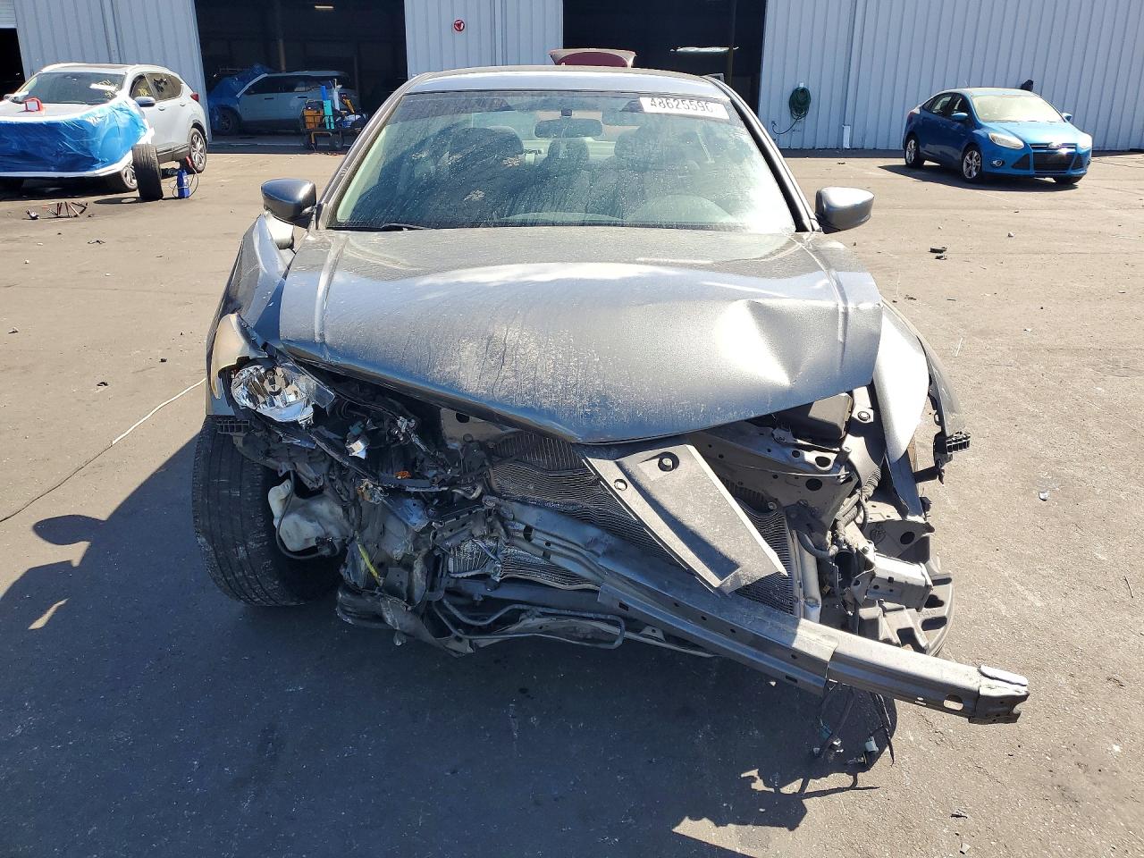 2011 Honda Accord Lx Gray vin: 1HGCP2F38BA156498