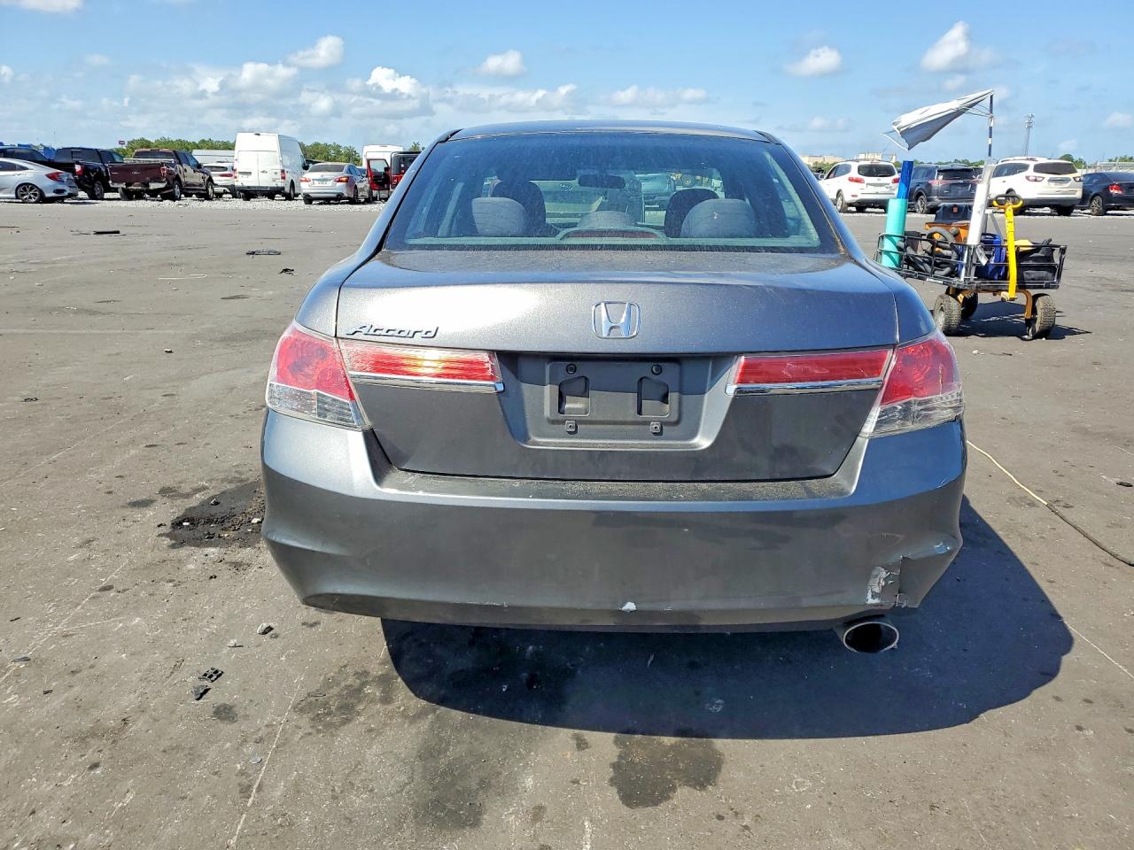 2011 Honda Accord Lx Gray vin: 1HGCP2F38BA156498