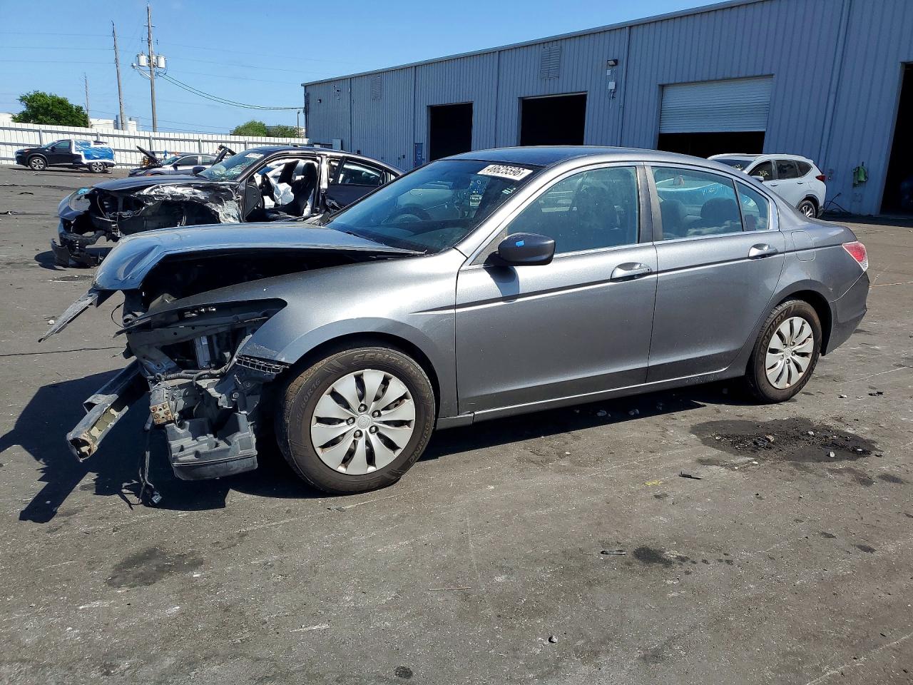 2011 Honda Accord Lx Gray vin: 1HGCP2F38BA156498